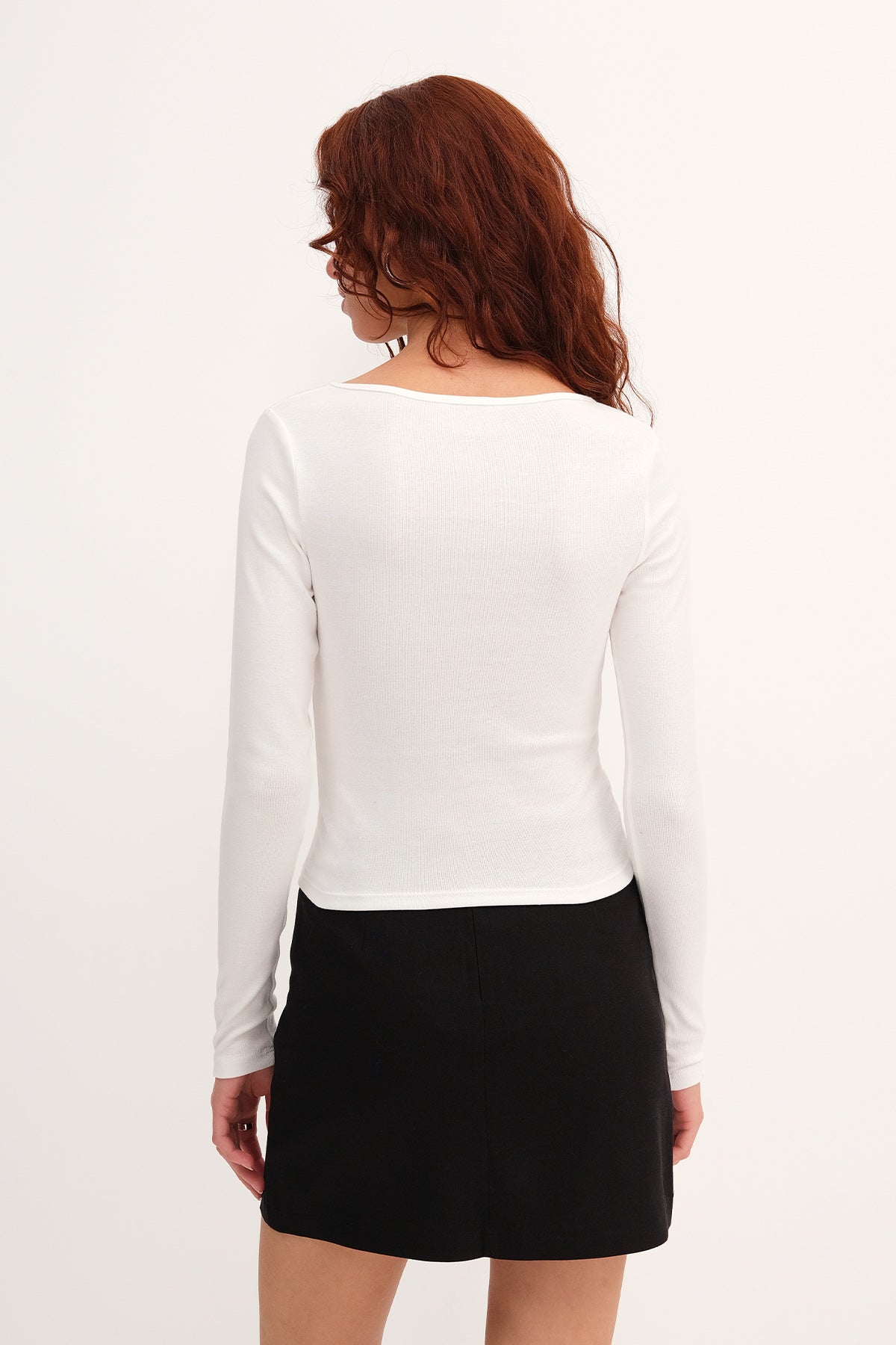 Ecru_V-Neck-Long-Sleeve-Basic-Blouse-addax