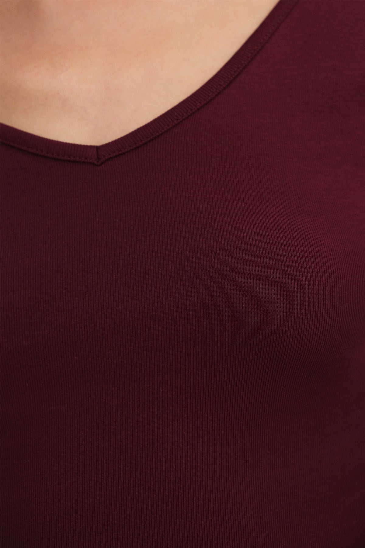 Dark-Maroon_V-Neck-Long-Sleeve-Basic-Blouse-addax