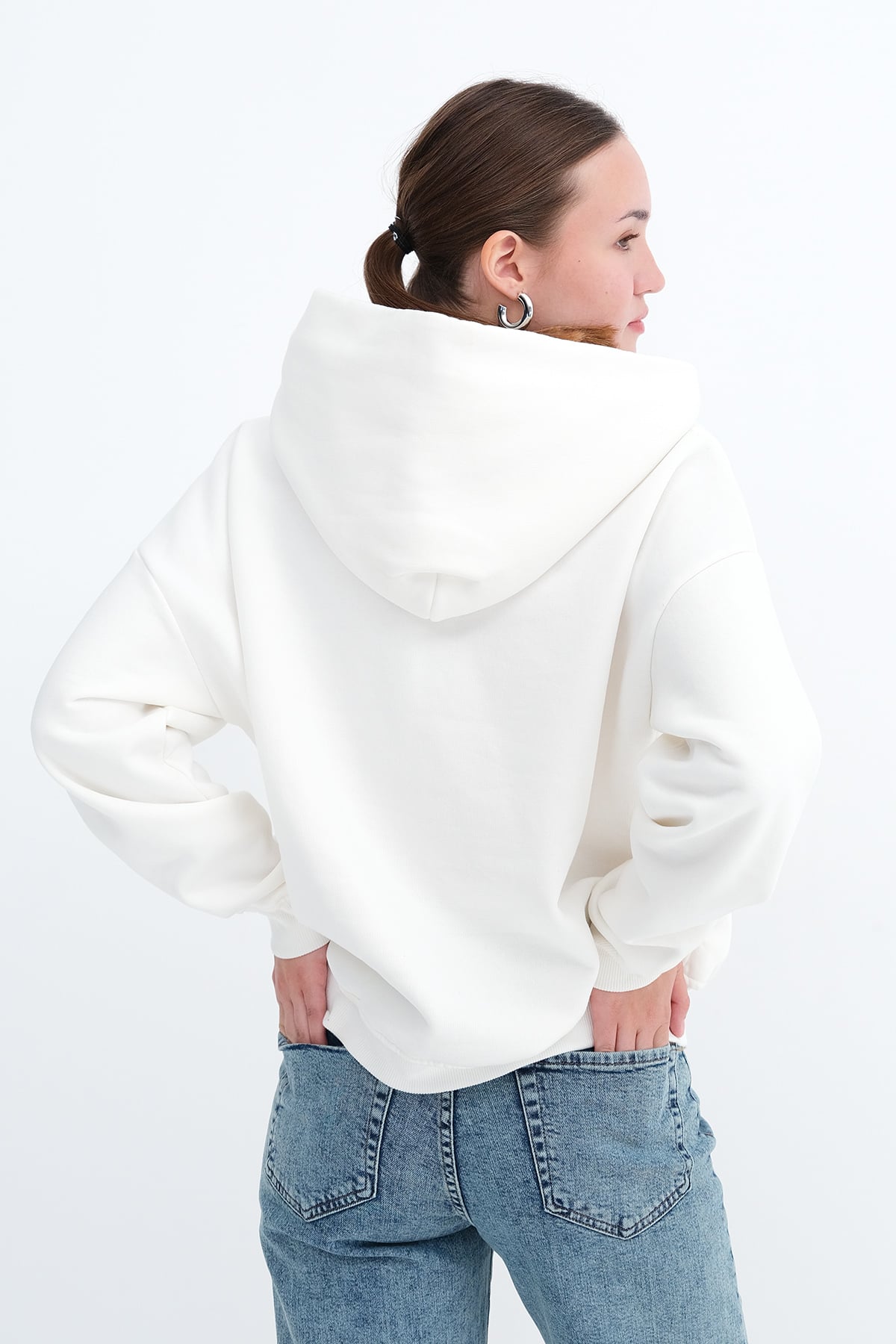 Ecru_Hooded-Brushed-Sweatshirt-addax