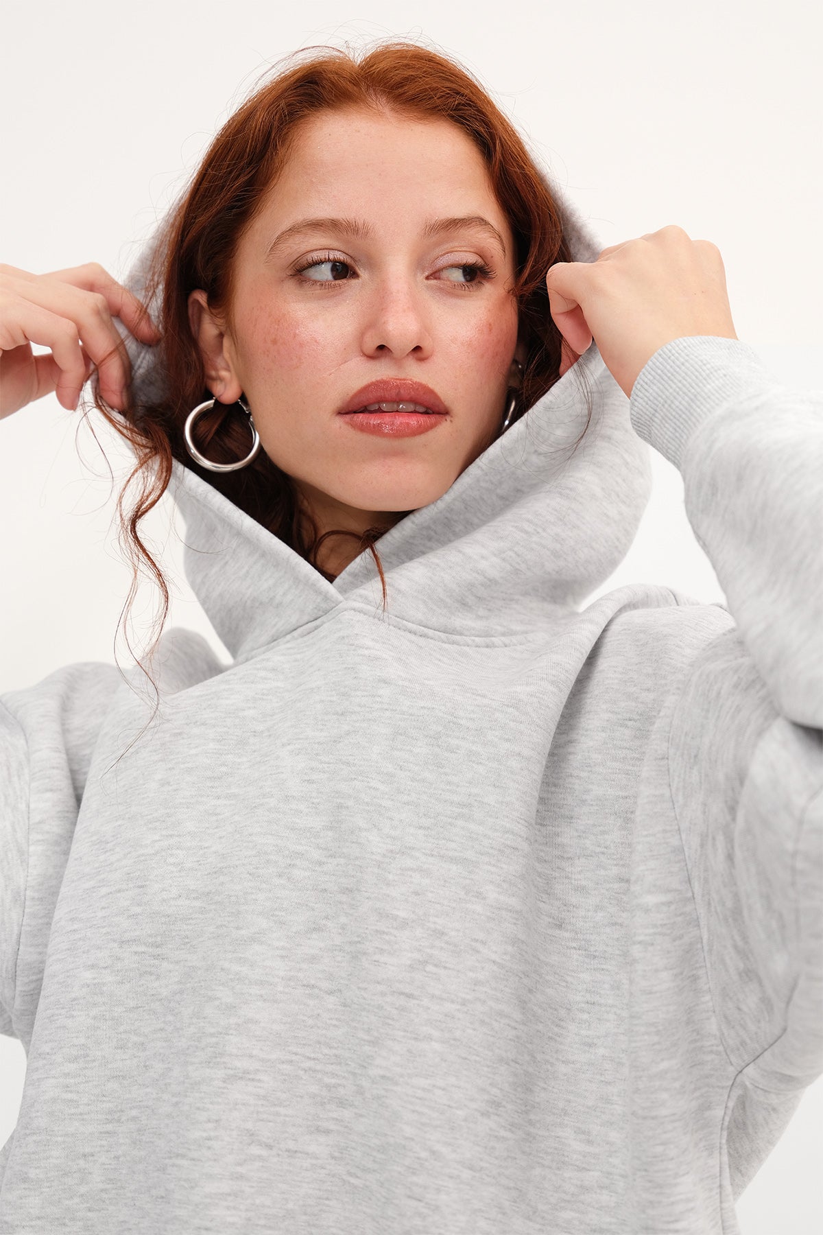 Snow-Melange_Hooded-Brushed-Sweatshirt-addax