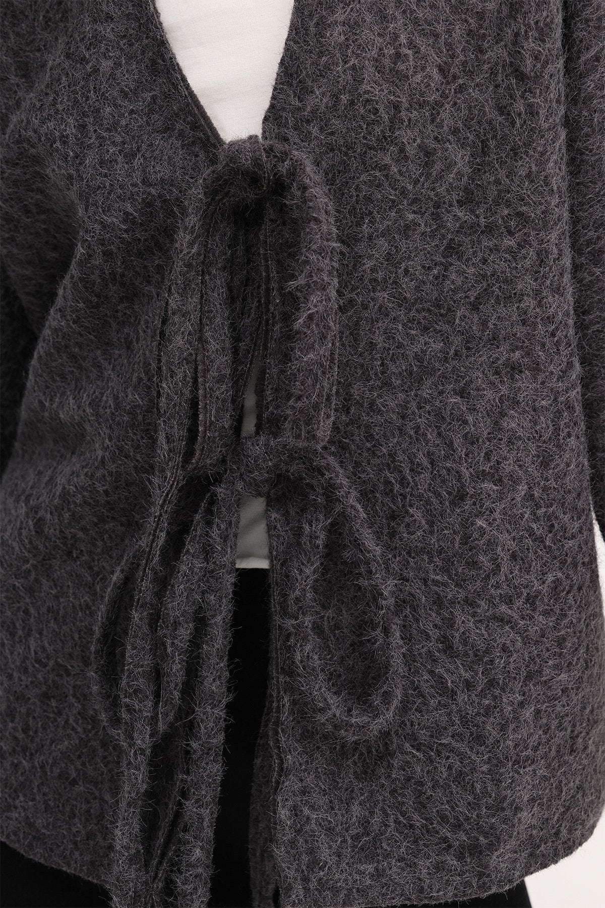 Grey-Melange_Front-Tie-Jacket-addax