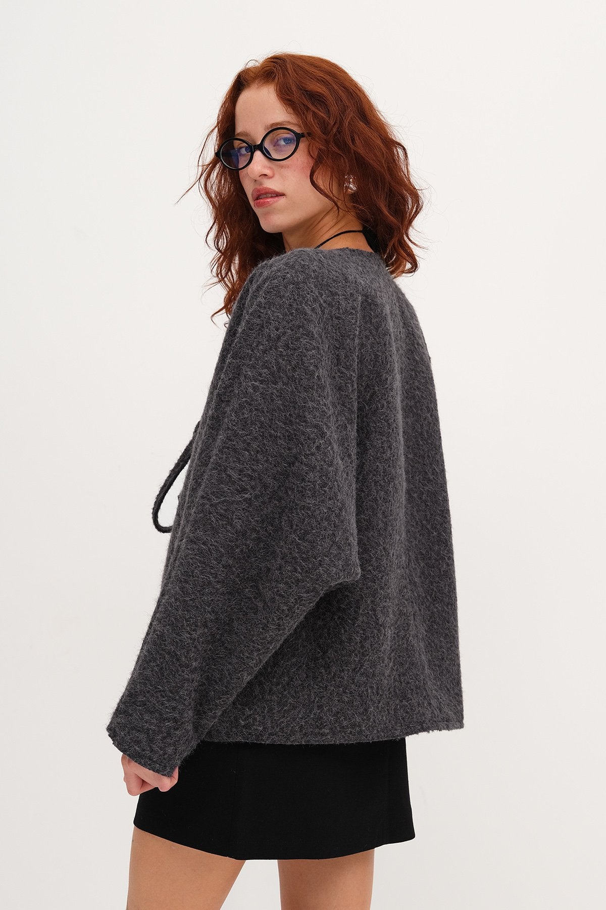 Grey-Melange_Front-Tie-Jacket-addax