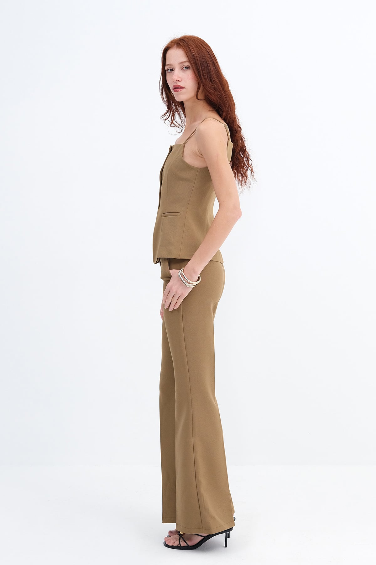 Khaki_Buttoned-Two-Piece-Set-with-Thin-Straps-addax