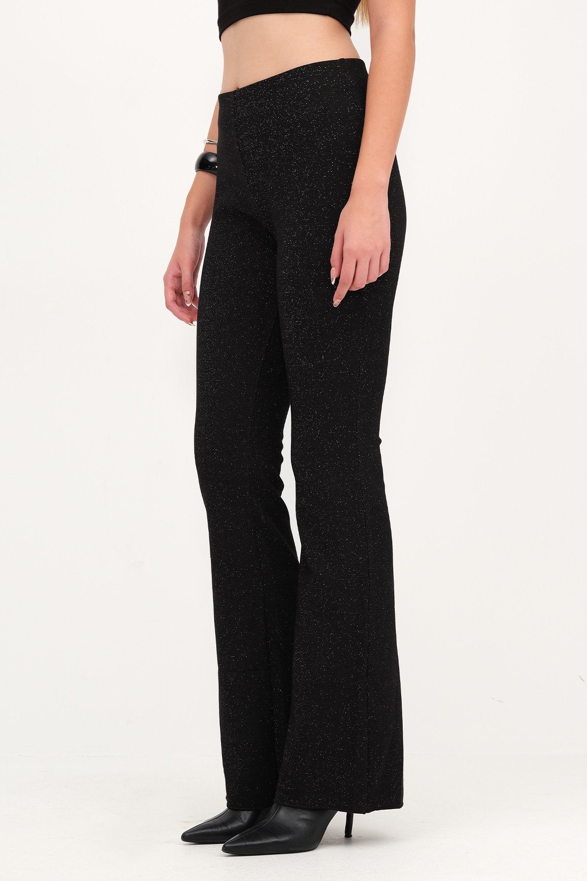 Shiny Flared Legging