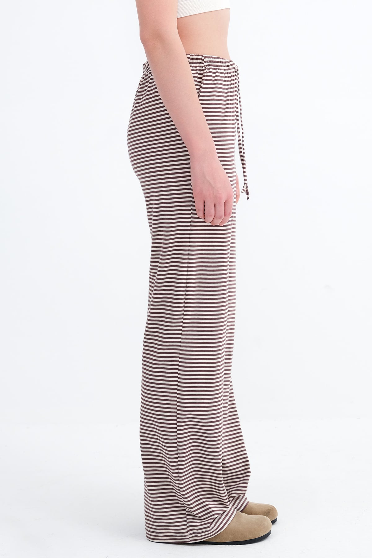 Brown---Ecru_Striped-Wide-Leg-Joggers-addax