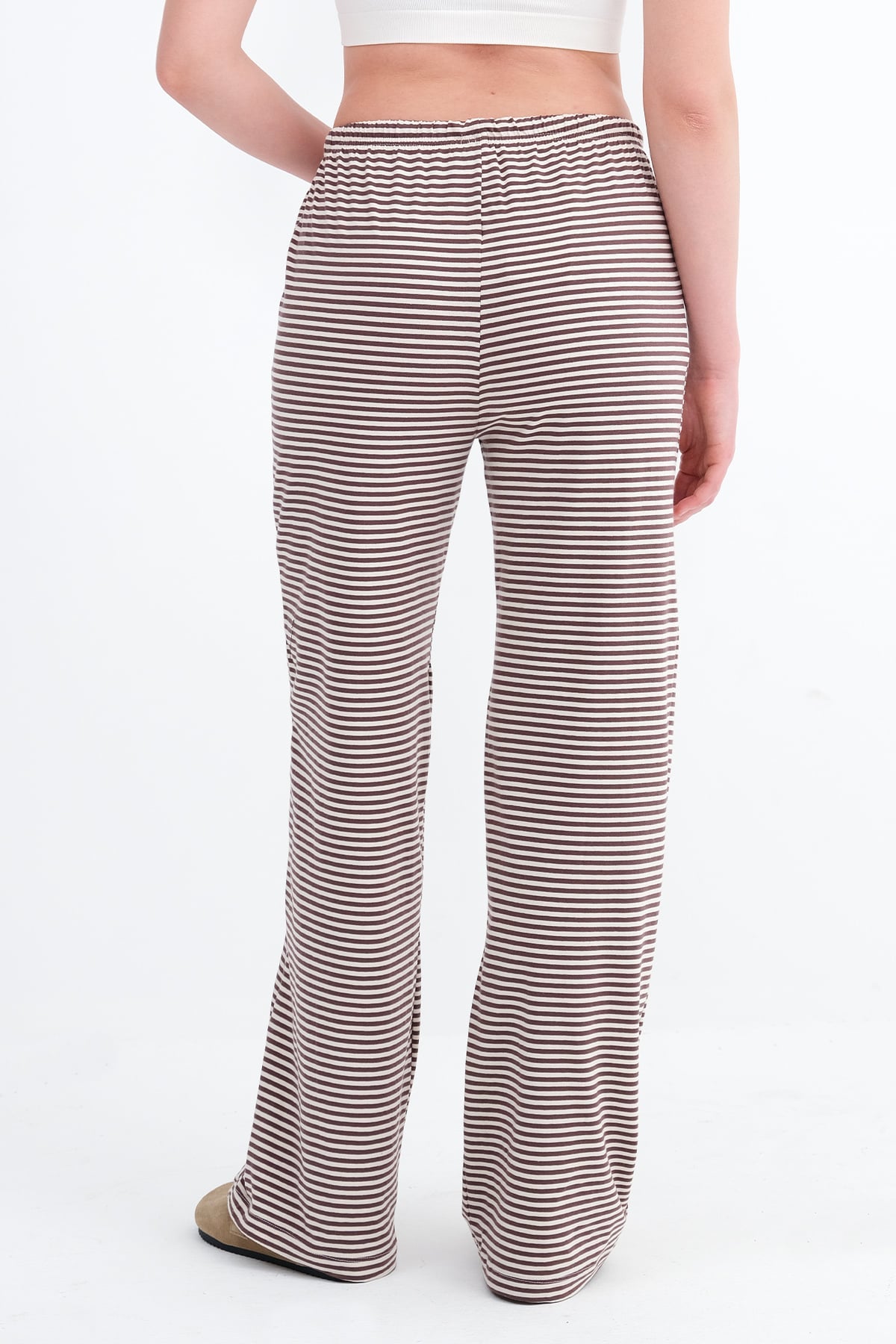 Brown---Ecru_Striped-Wide-Leg-Joggers-addax