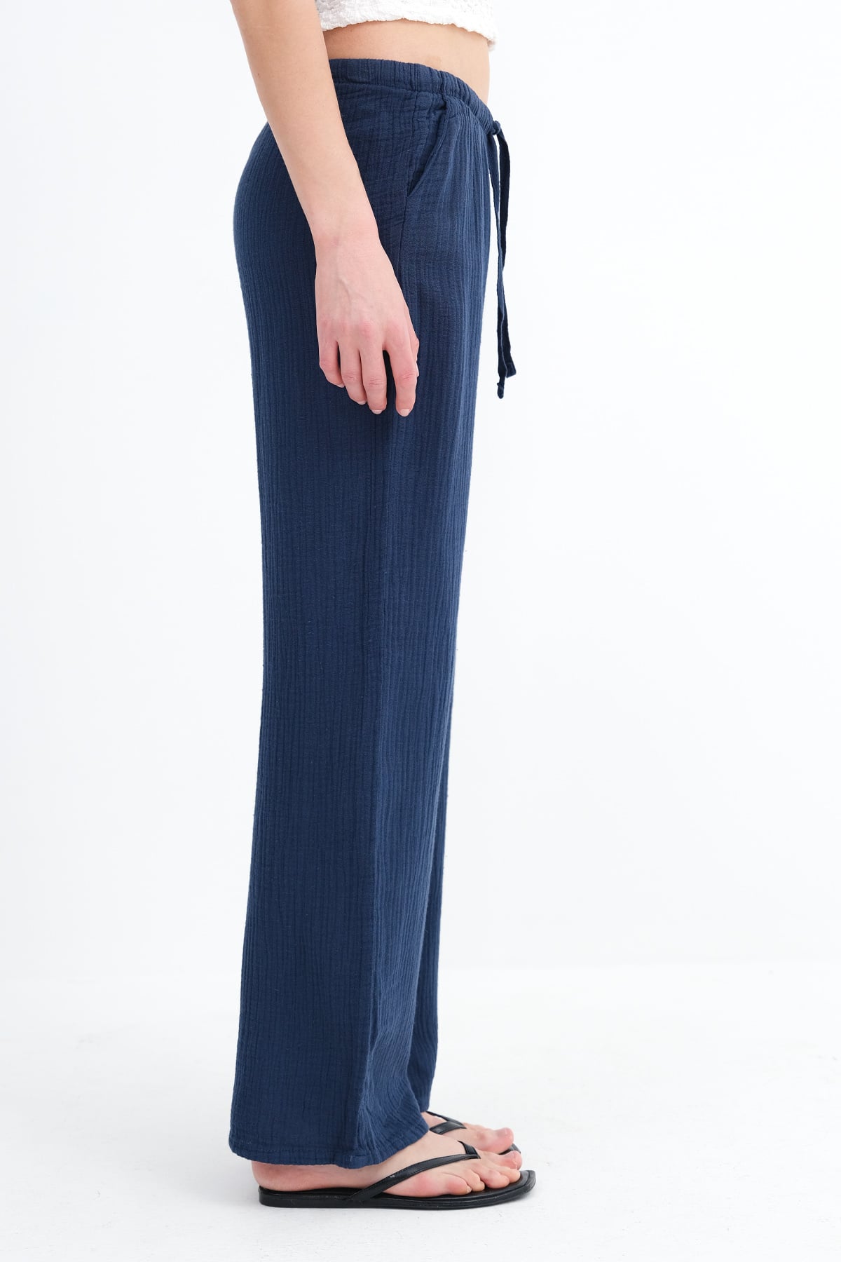 Dark-Night-Blue_Waist-Tie-Pants-addax