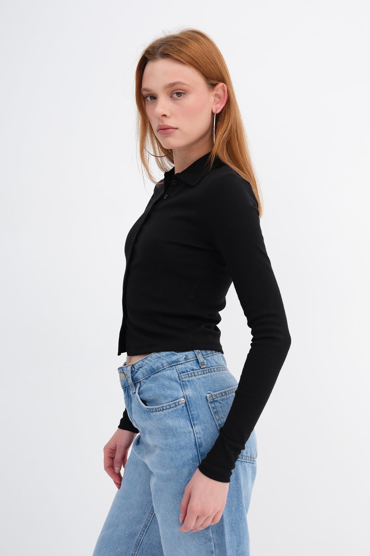 Black_Polo-Collar-Buttoned-Cardigan-addax