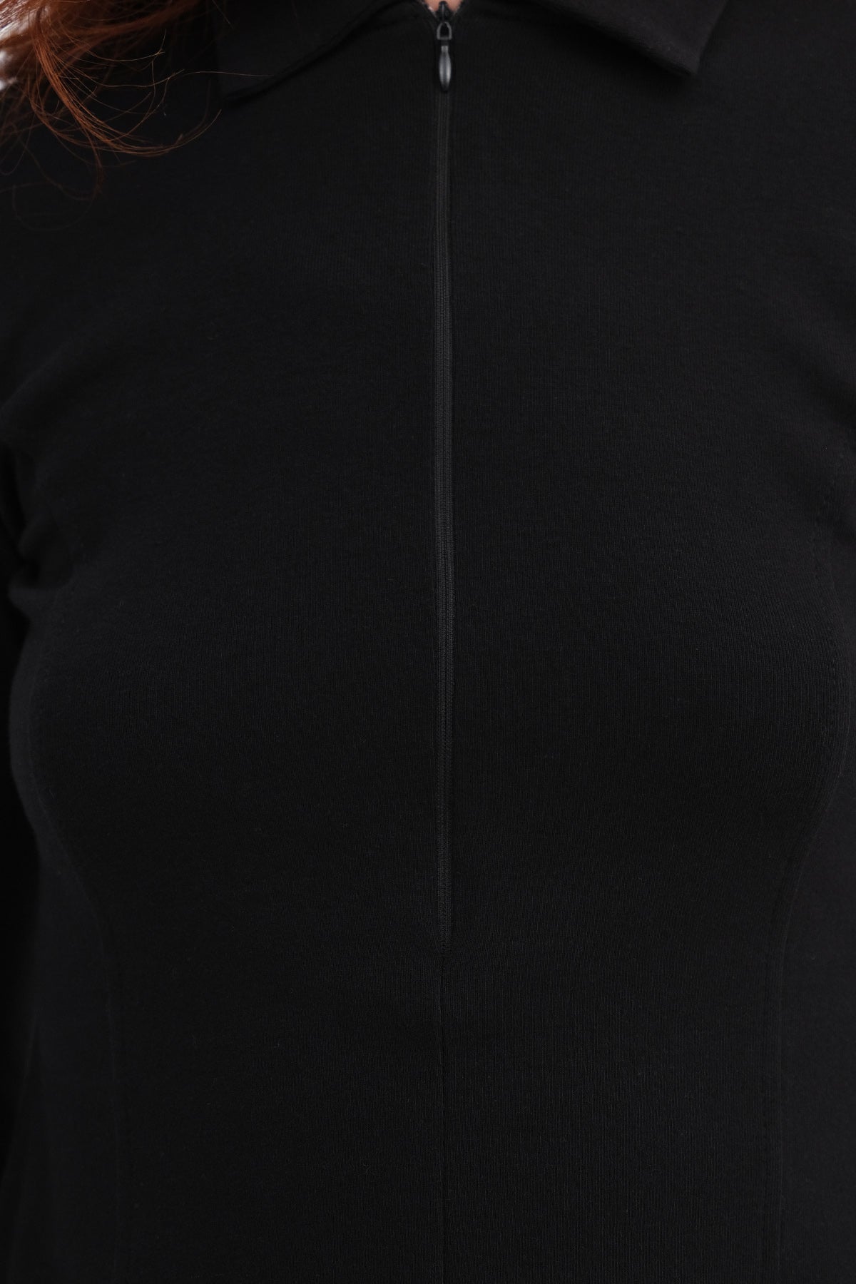 Black_Zip-Up-Polo-Neck-Blouse-addax