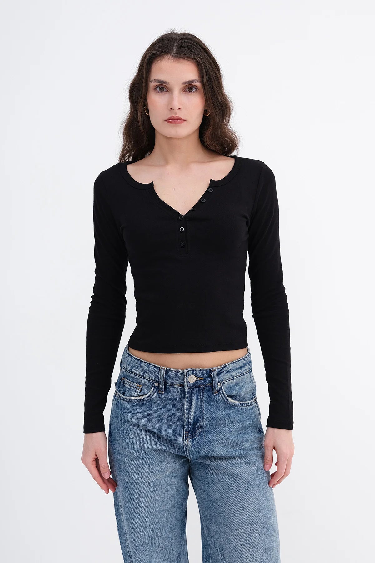 Black_Buttoned-Collar-Blouse-addax