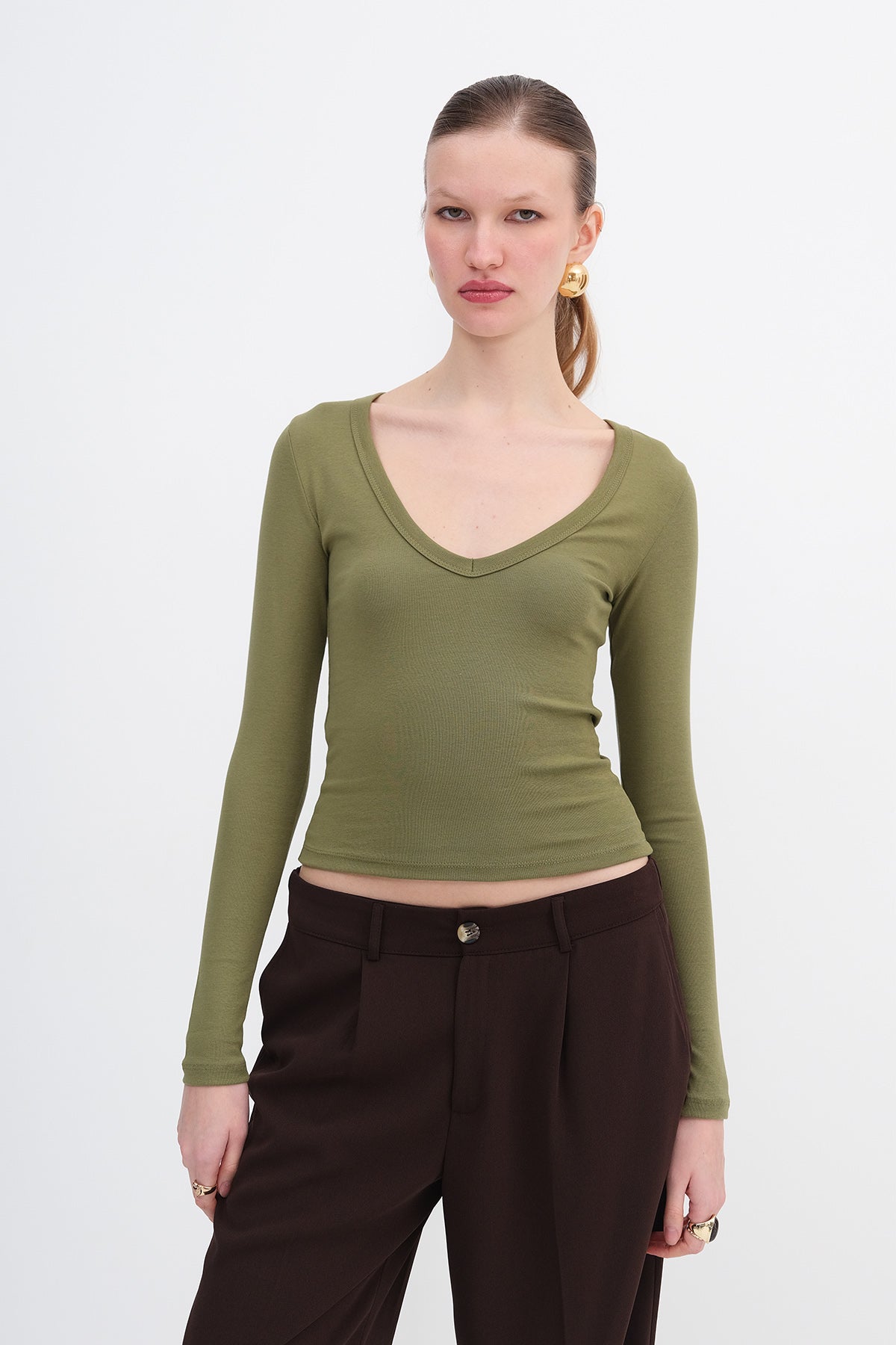 Matcha_V-Neck-Basic-Blouse-addax