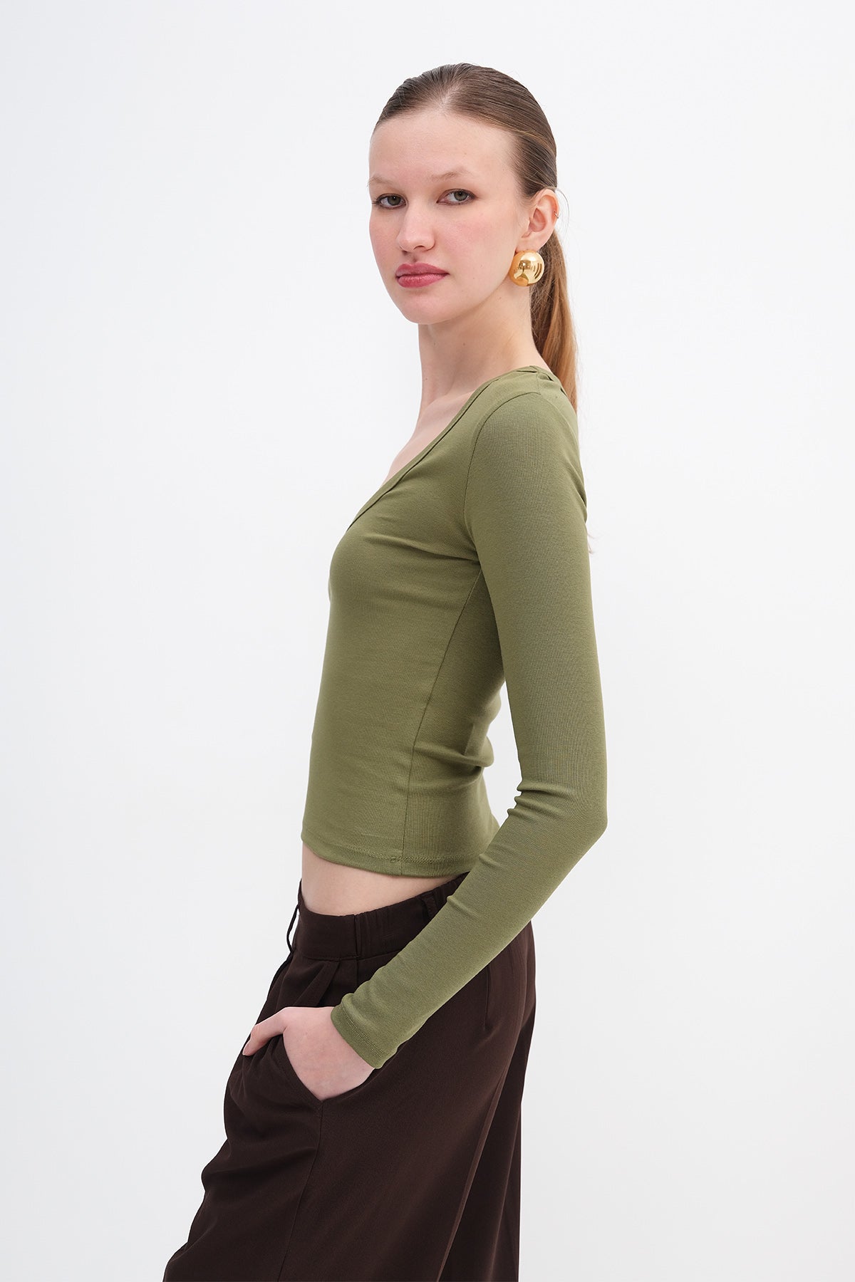 Matcha_V-Neck-Basic-Blouse-addax