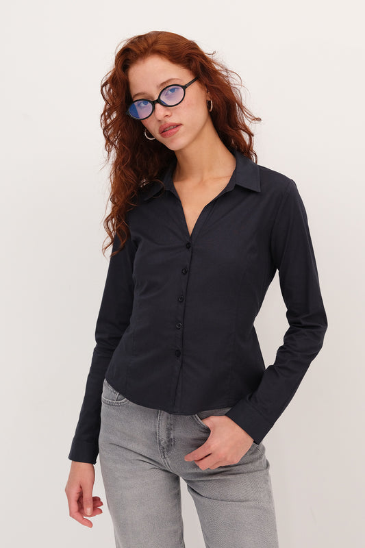 Night-Blue_Tie-Detail-Shirt-addax