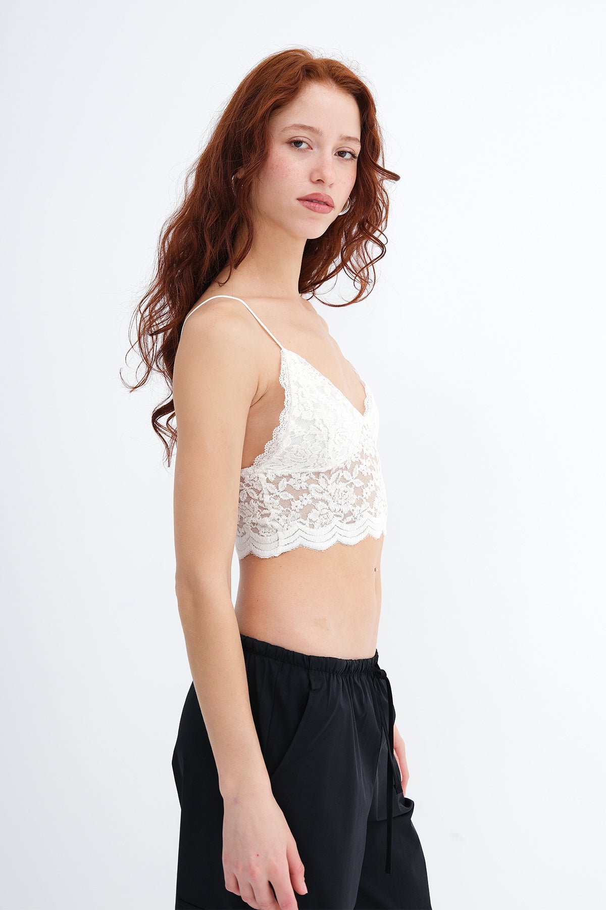 Lace Strap Bustier