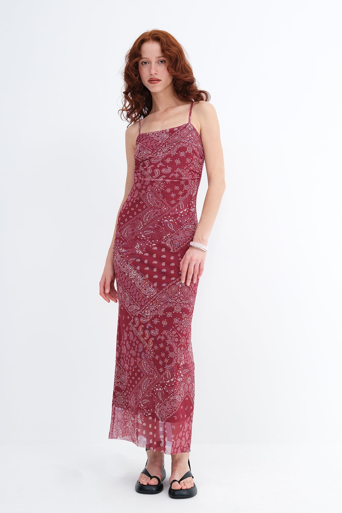 Patterned Long Dress