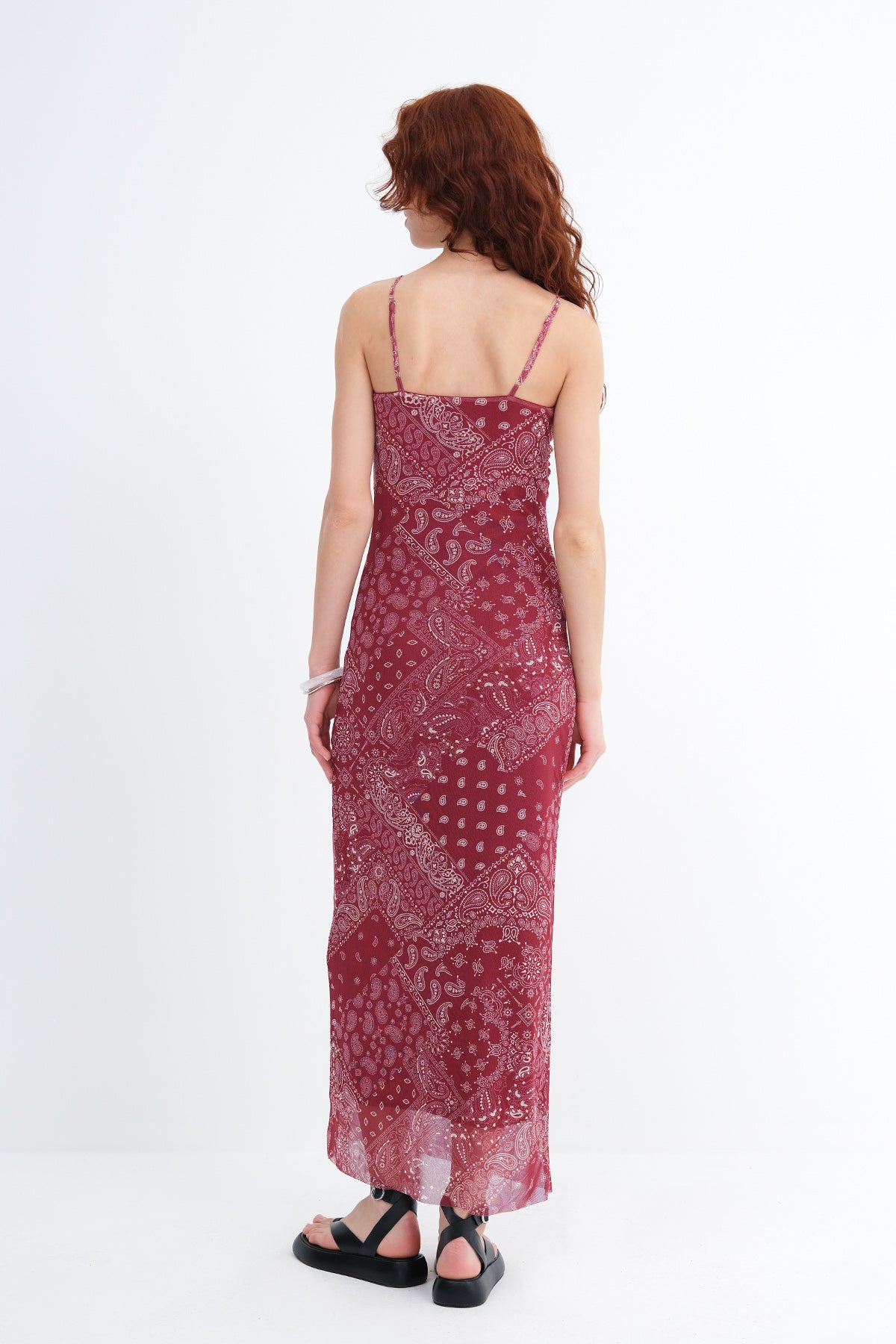 Patterned Long Dress