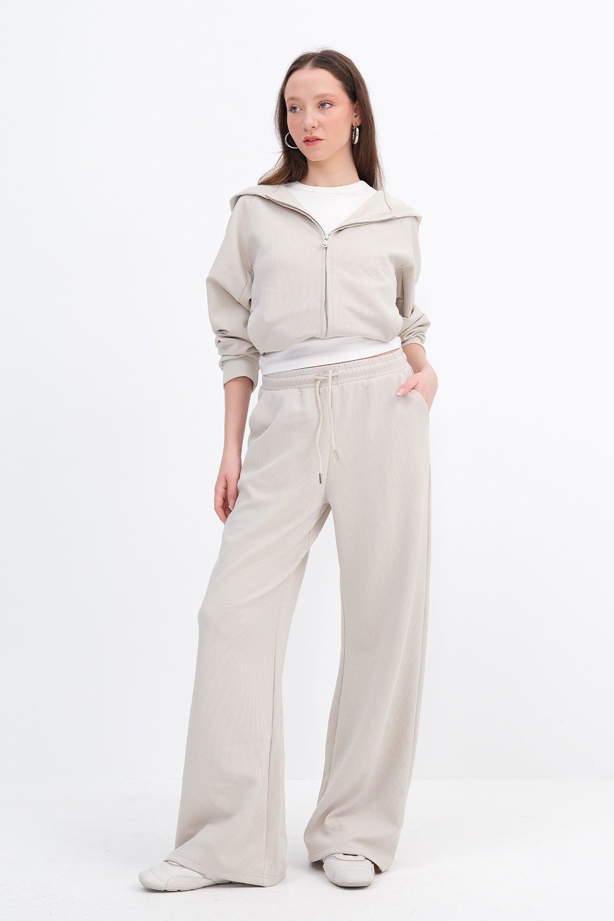 Wide Leg Modal Sweatpants