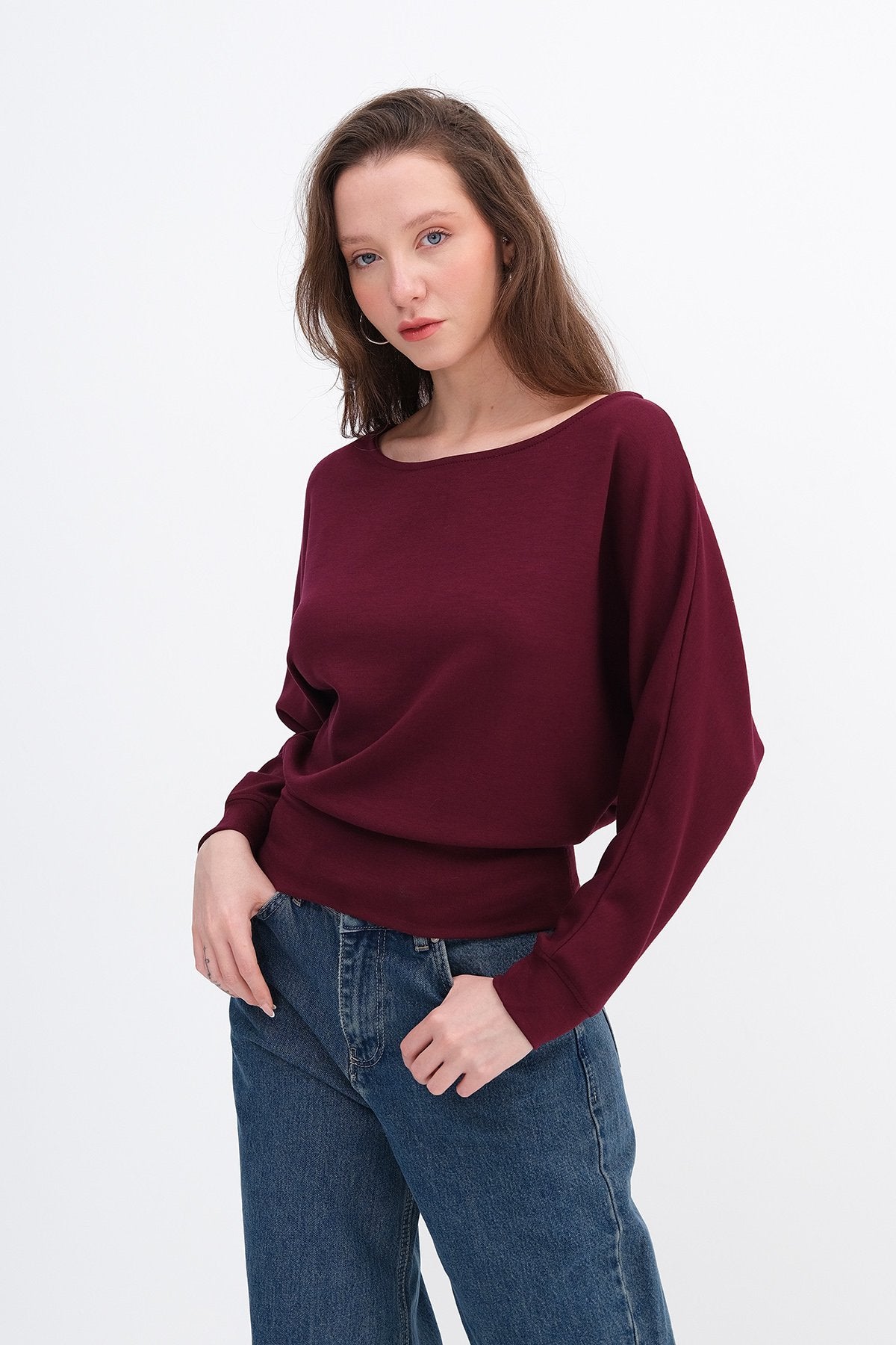 Burgundy_Boat-Neck-Sweatshirt-addax