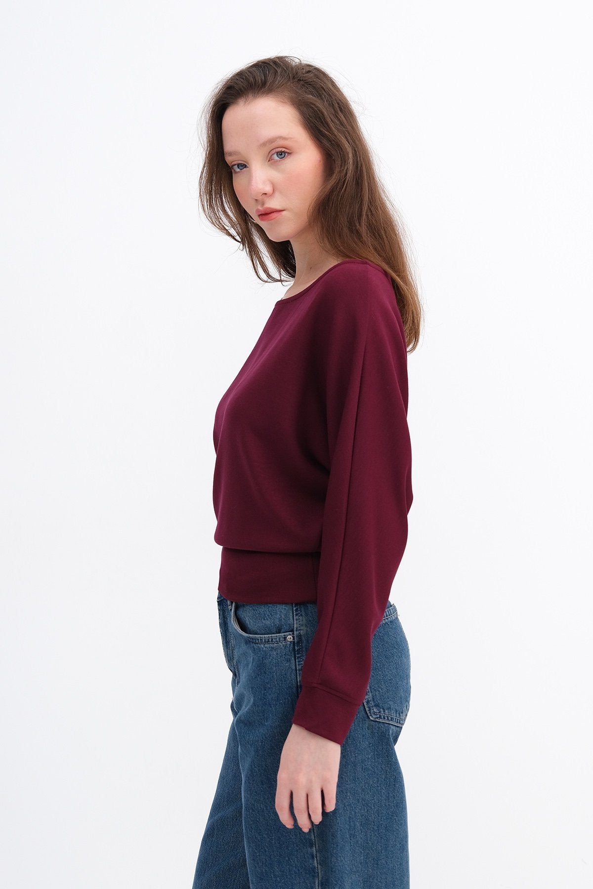 Burgundy_Boat-Neck-Sweatshirt-addax