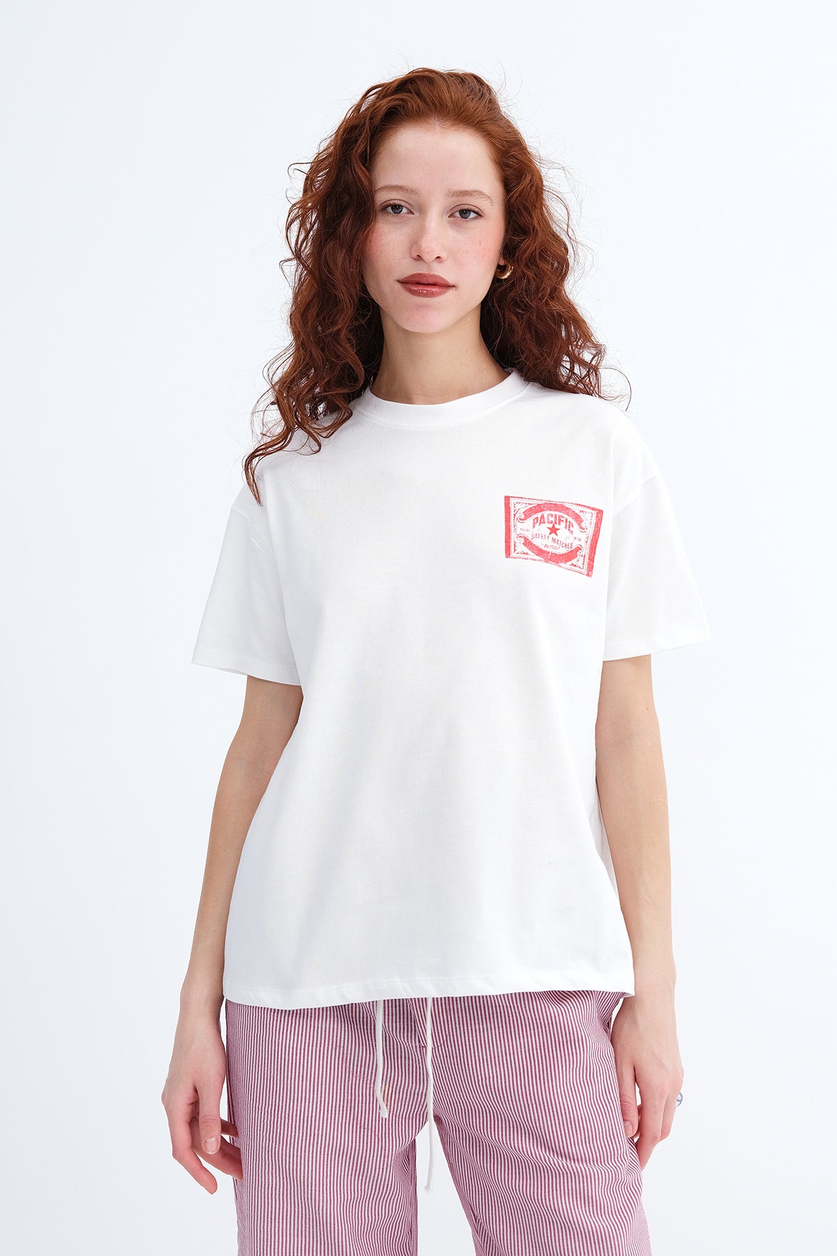 Ecru_Printed-Thick-T-Shirt-addax