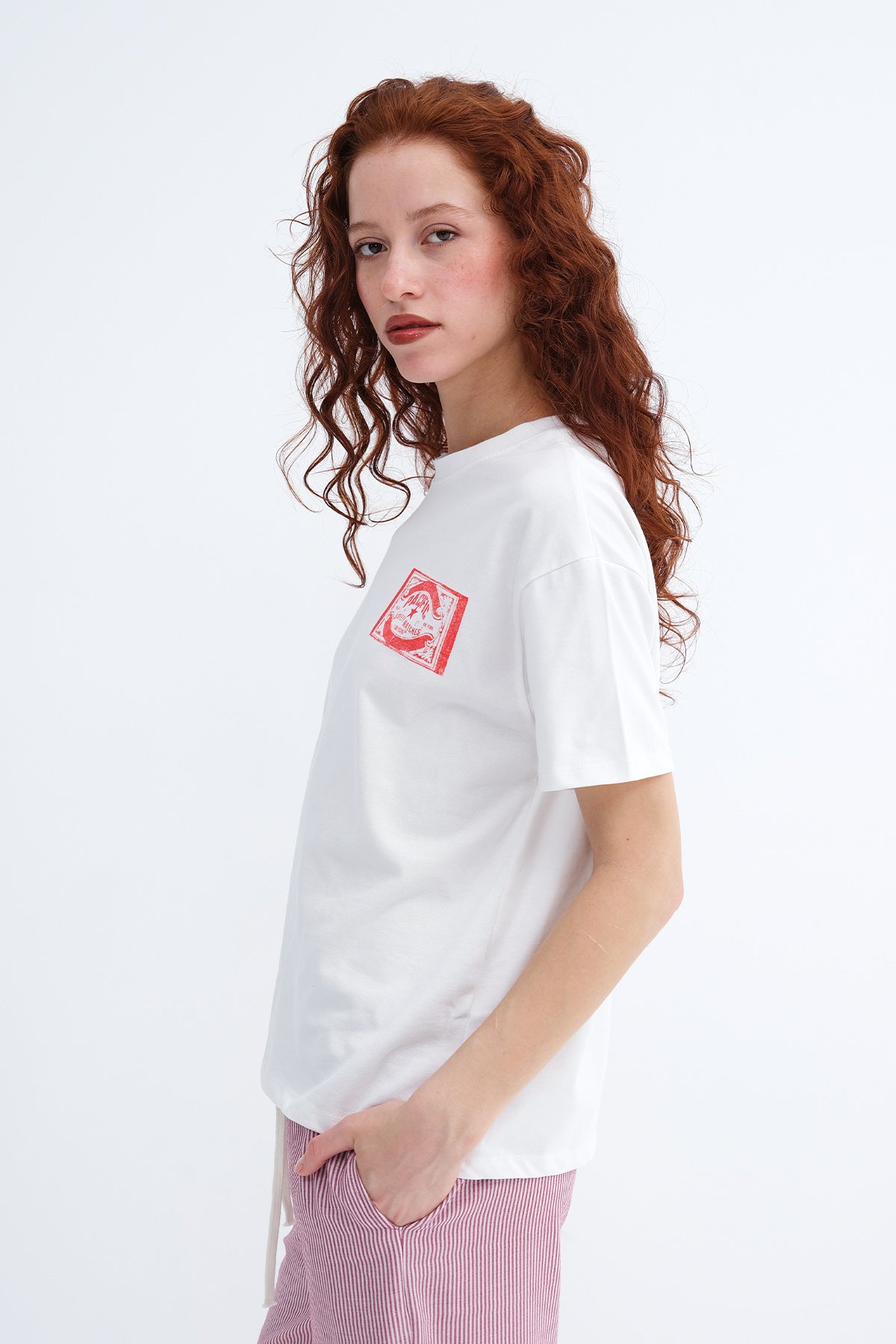 Ecru_Printed-Thick-T-Shirt-addax
