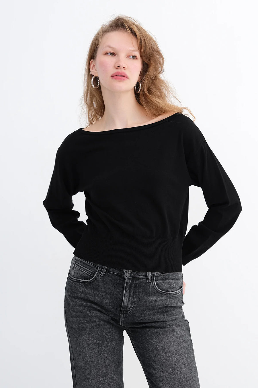 Black_Boat-Neck-Knit-Sweater-addax
