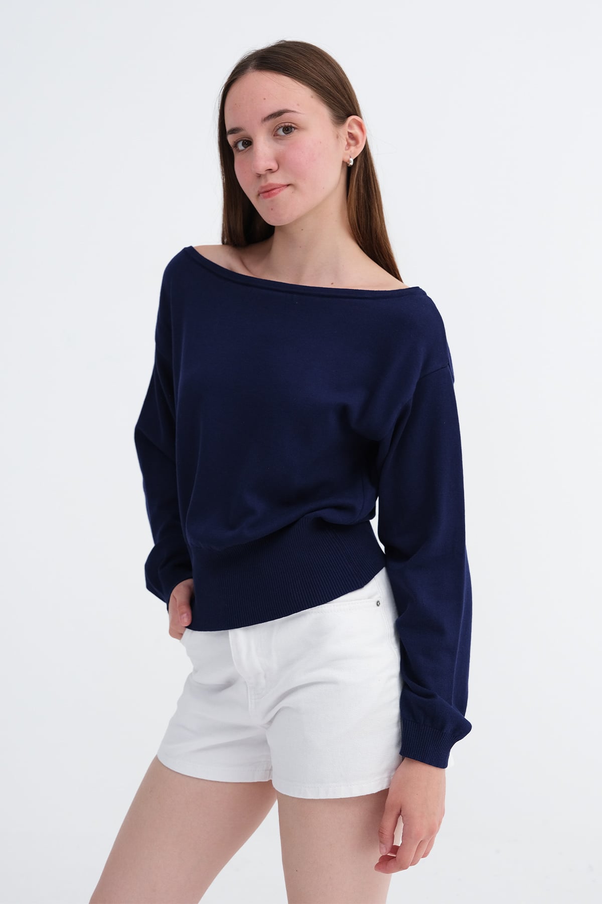 Dark-Night-Blue_Boat-Neck-Knit-Sweater-addax
