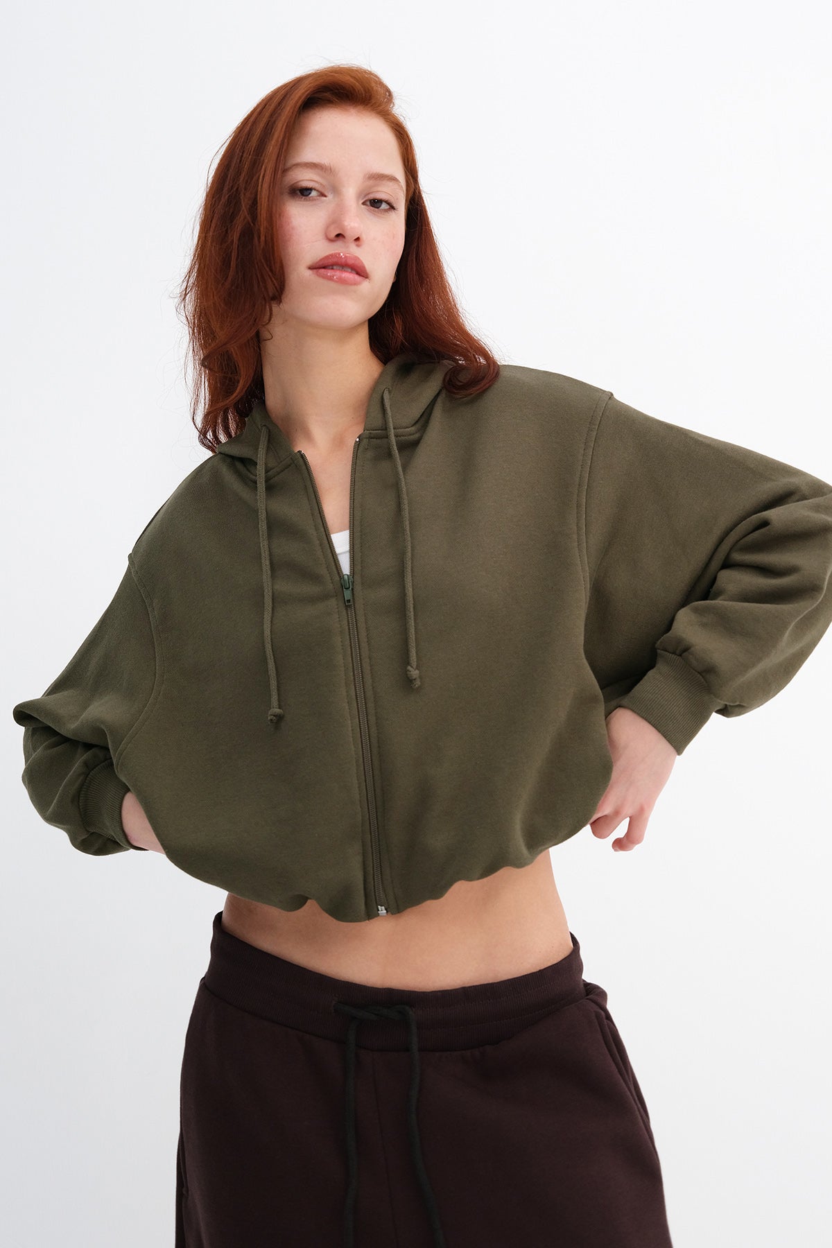 Oil-Green_Back-Print-Hooded-Sweatshirt-addax