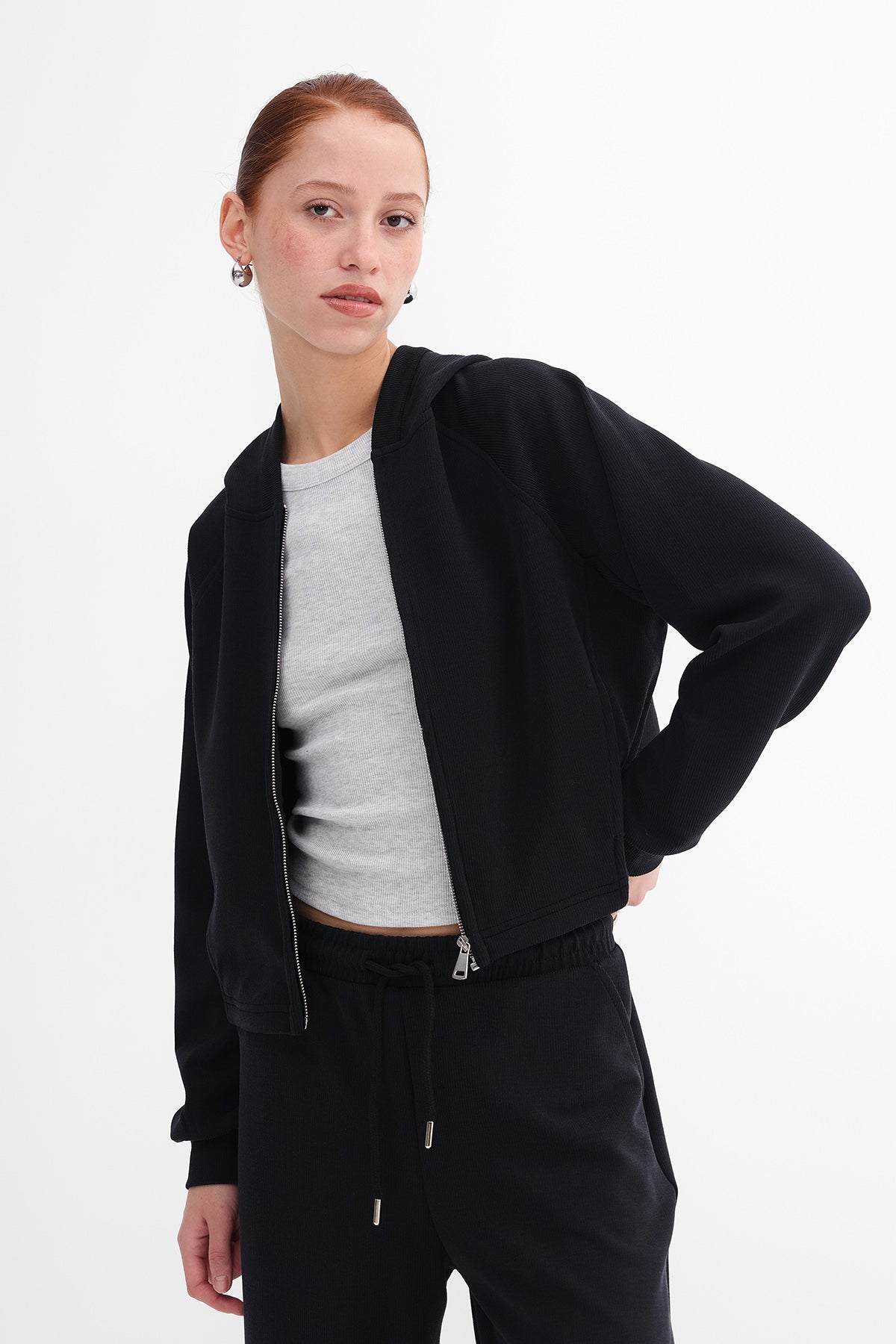 Black_Zip-Up-Hooded-Modal-Cardigan-addax