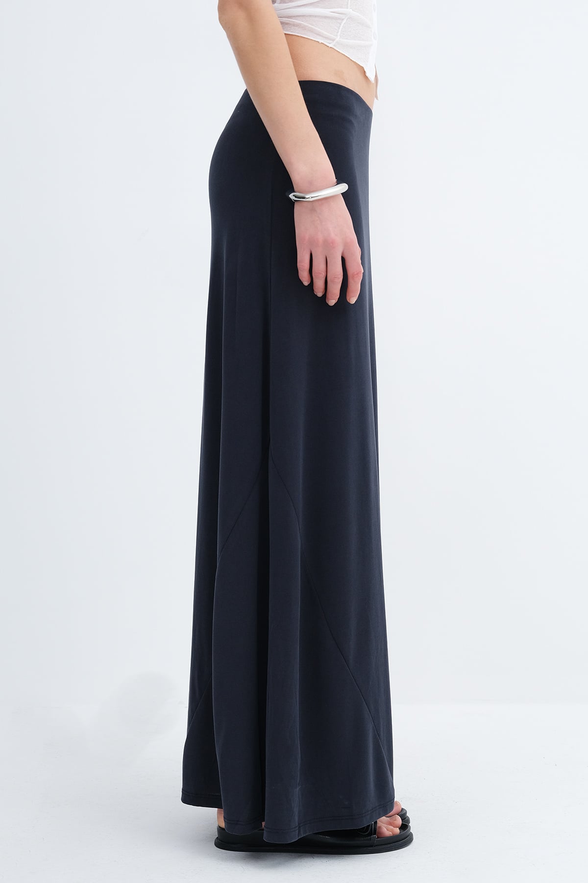 Charcoal_Modal-Long-Skirt-addax