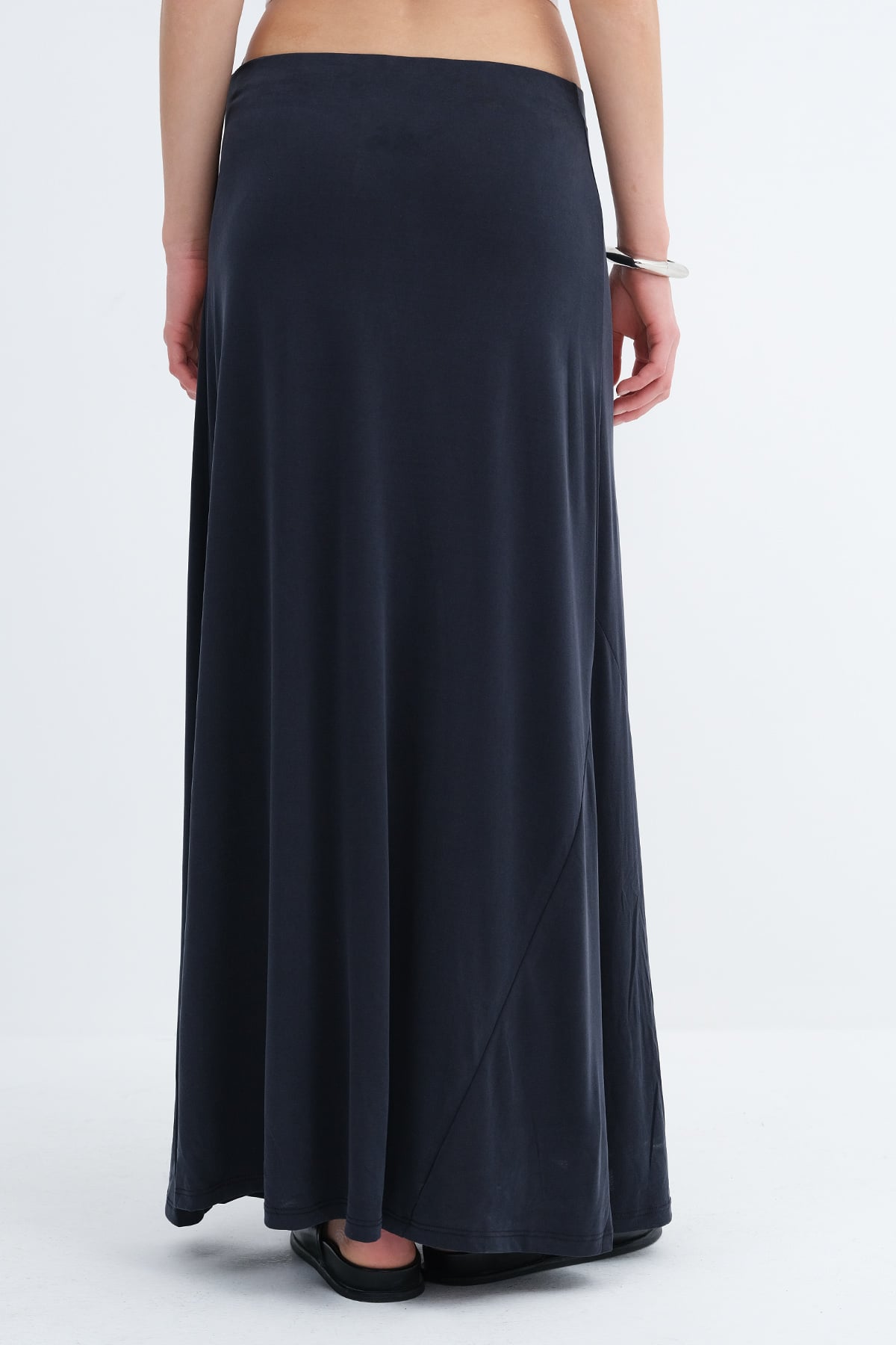 Charcoal_Modal-Long-Skirt-addax