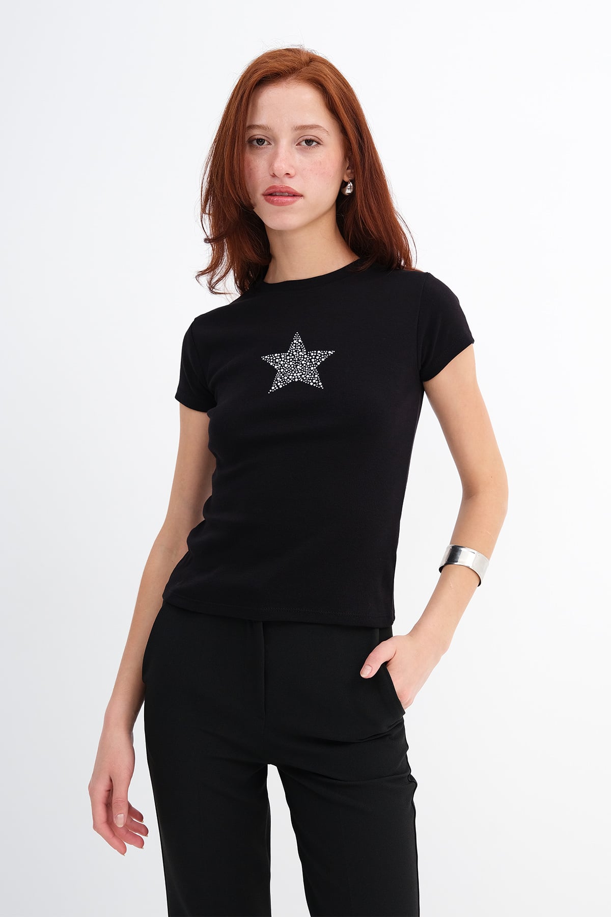 Black_Star-Printed-T-shirt-addax