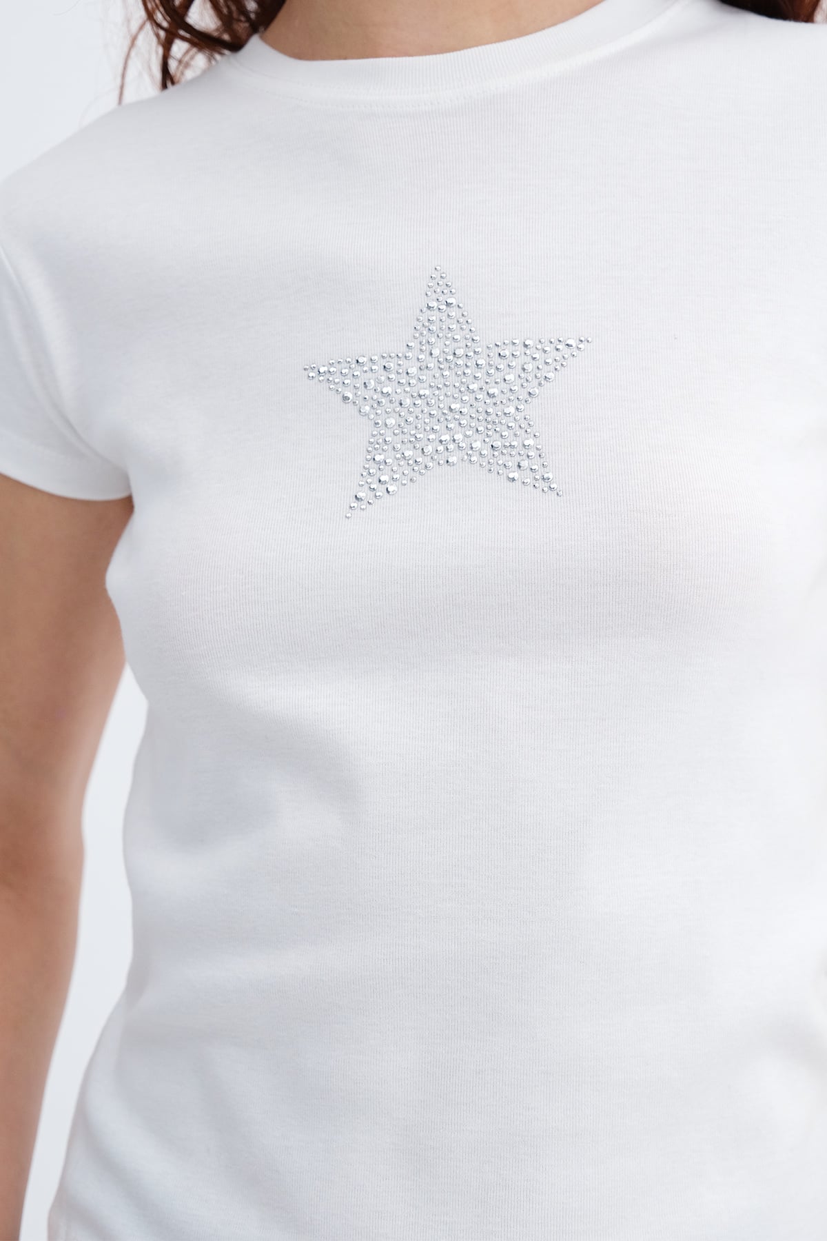 Ecru_Star-Printed-T-shirt-addax