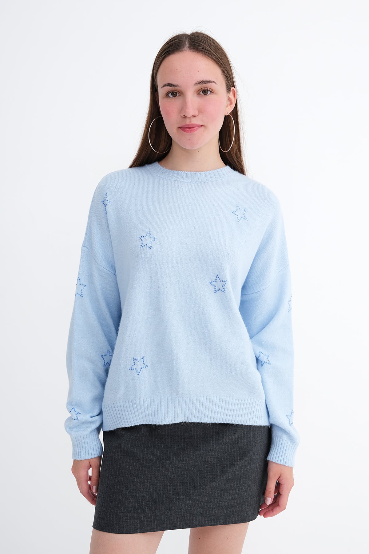 Baby-Blue_Star-Embellished-Knit-Sweater-addax