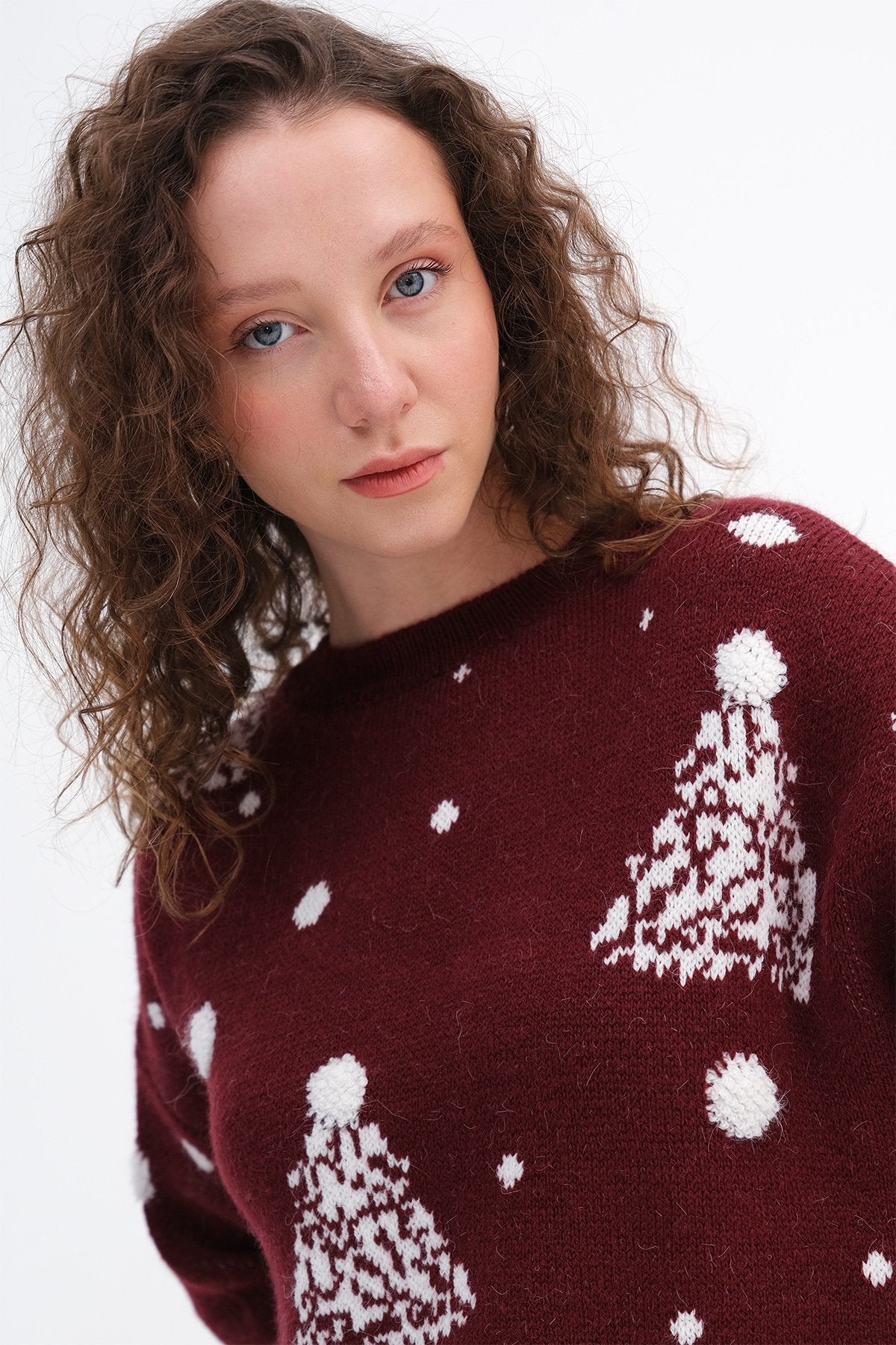 Christmas-Themed Knit Sweater