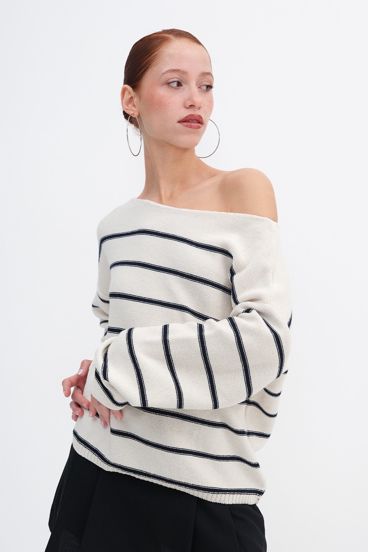 Stone_Striped-Knit-Sweater-addax