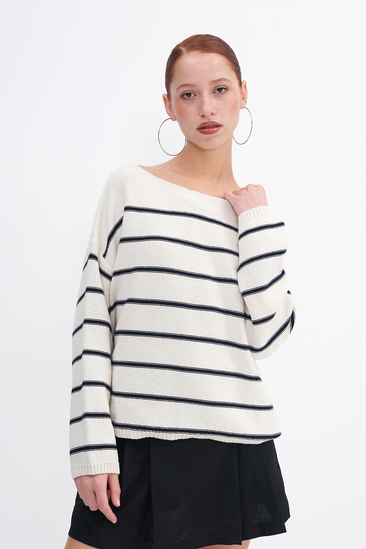Stone_Striped-Knit-Sweater-addax