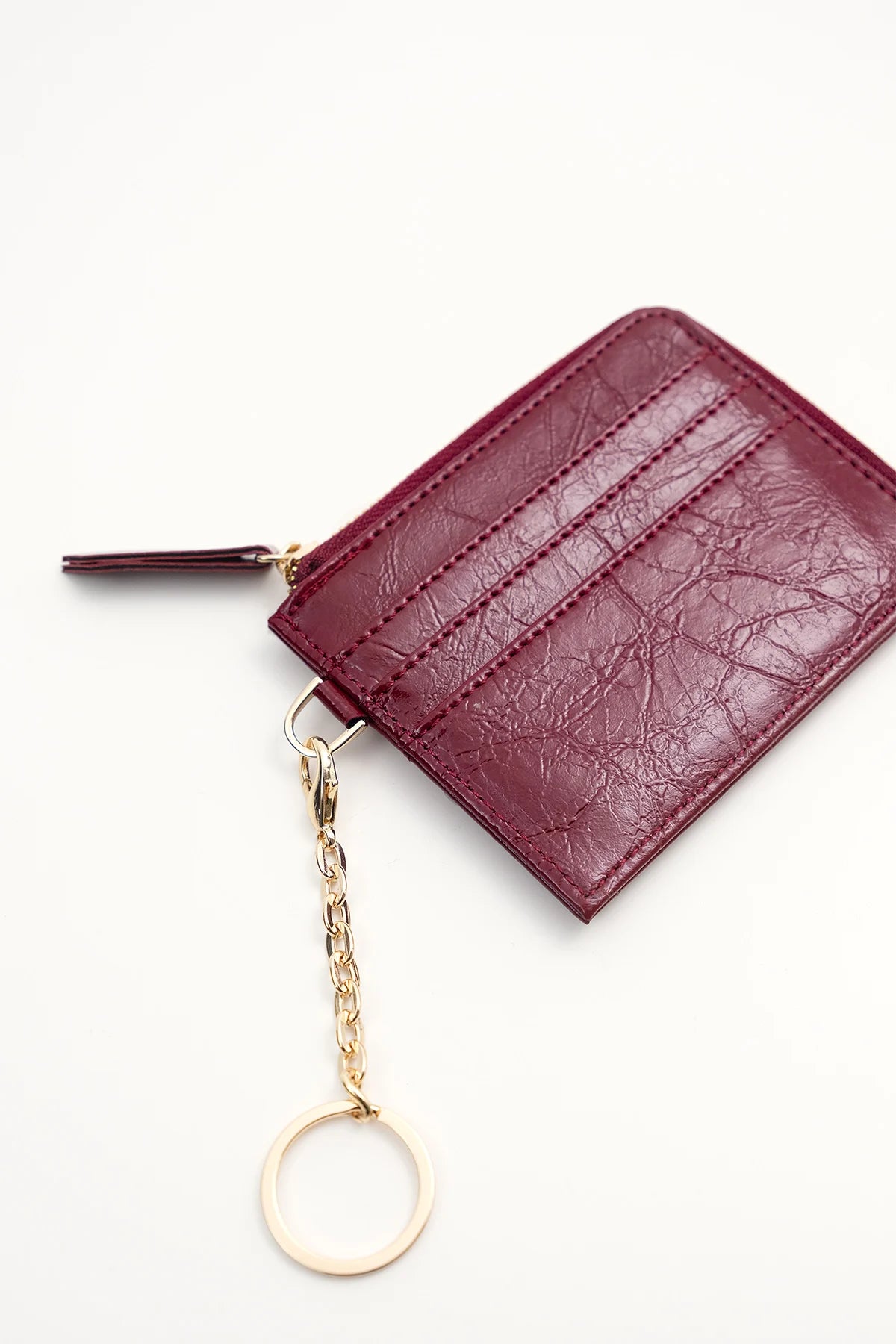 Burgundy_Belted-Mini-Skirt-with-Lace- Details-addax