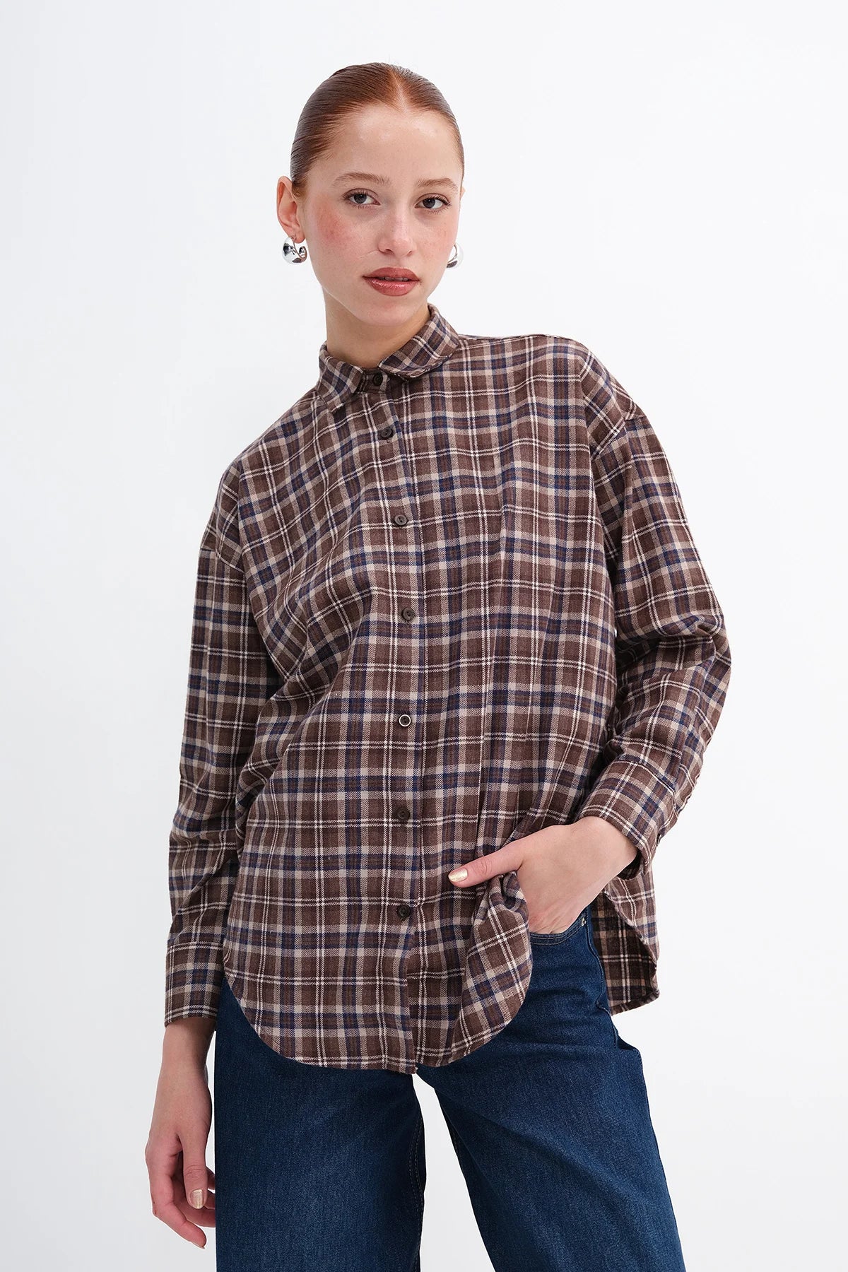 Brown---Ecru_Long-Sleeve-Shirt-addax