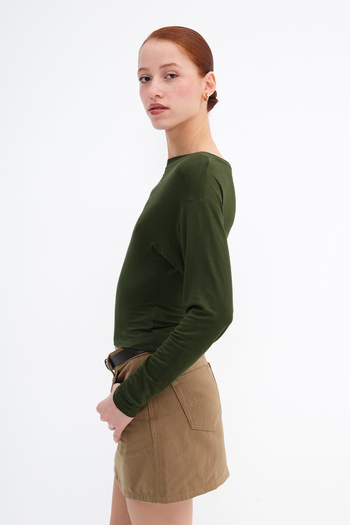 Dark-Green_Basic-Boat-Neck-Blouse-addax