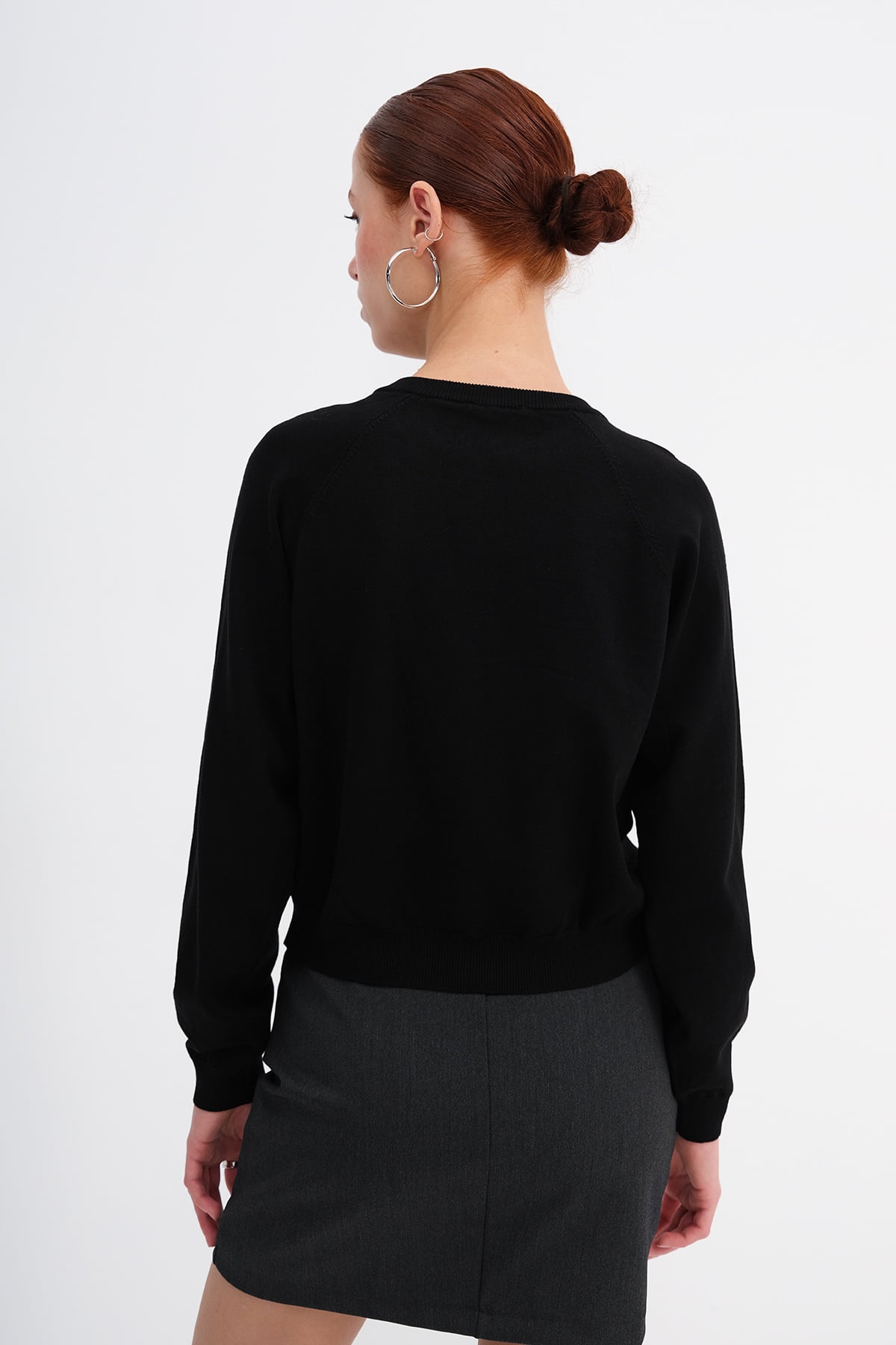 Buttoned Knit Cardigan