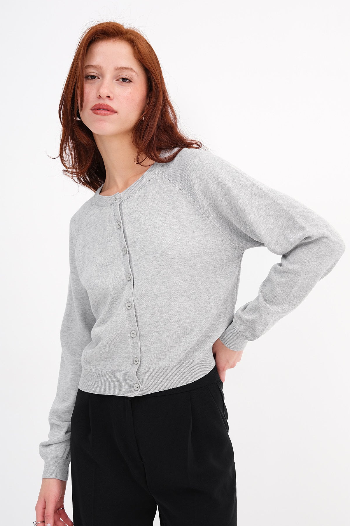 Grey_Buttoned-Knit-Cardigan-addax
