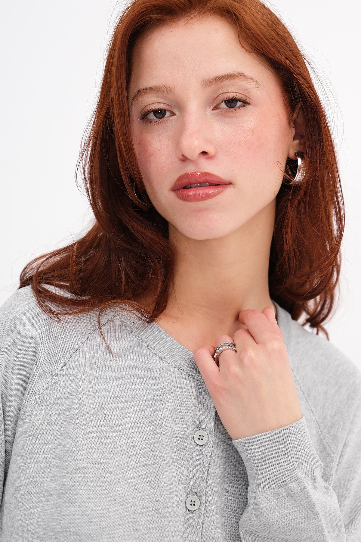 Grey_Buttoned-Knit-Cardigan-addax