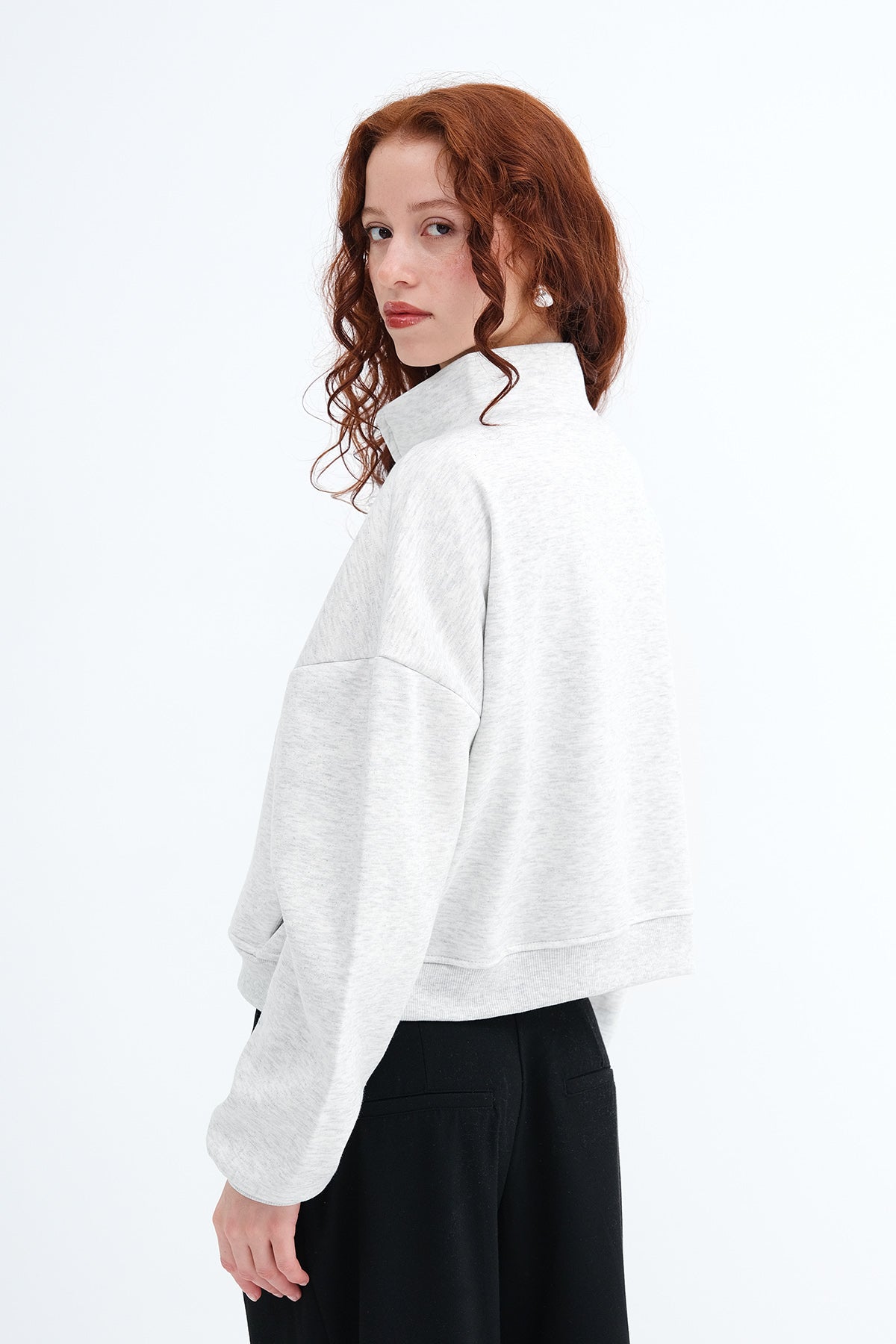 Grey-Melange_Glitter-Fleece-Lined-Sweatshirt-addax