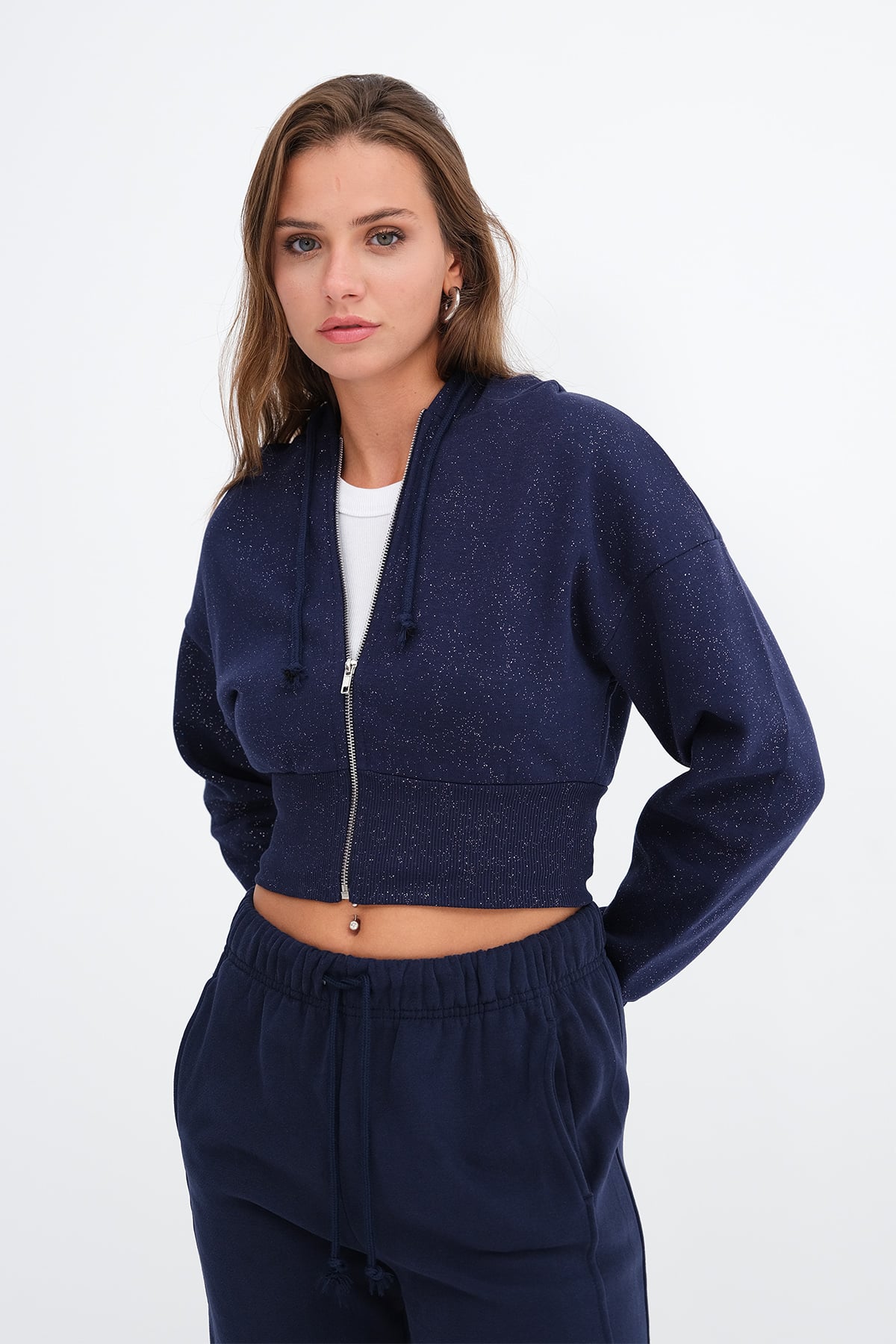 Dark-Night-Blue_Brushed-Glitter-Cardigan-addax