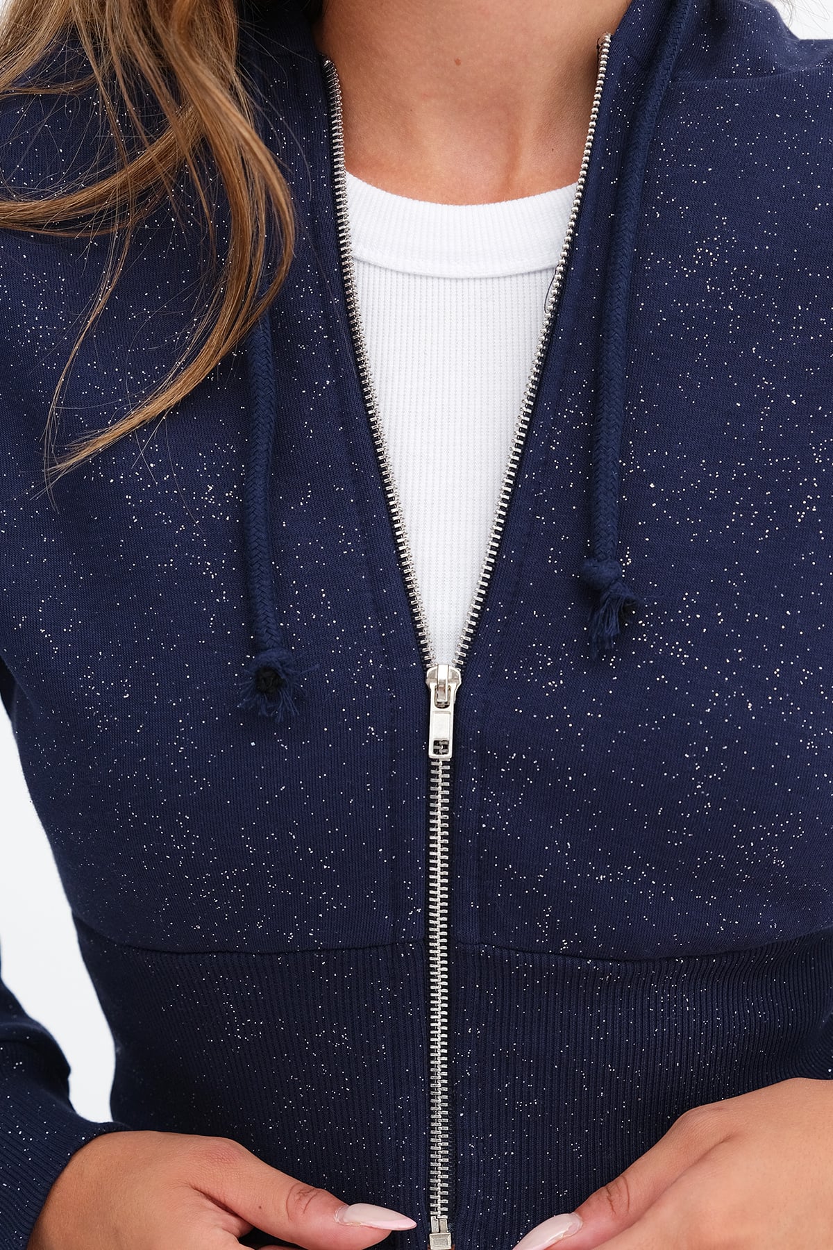 Dark-Night-Blue_Brushed-Glitter-Cardigan-addax