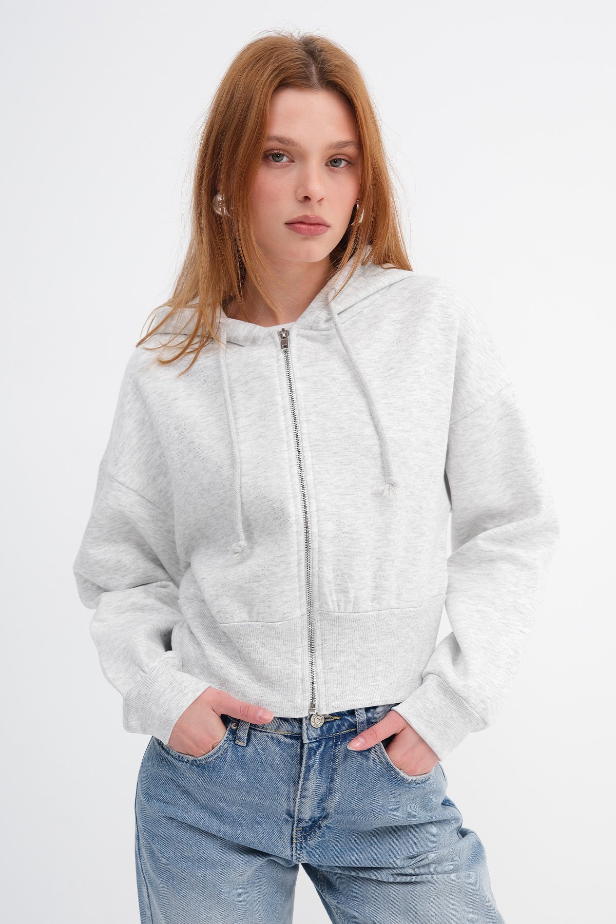 Grey-Melange_Brushed-Glitter-Cardigan-addax