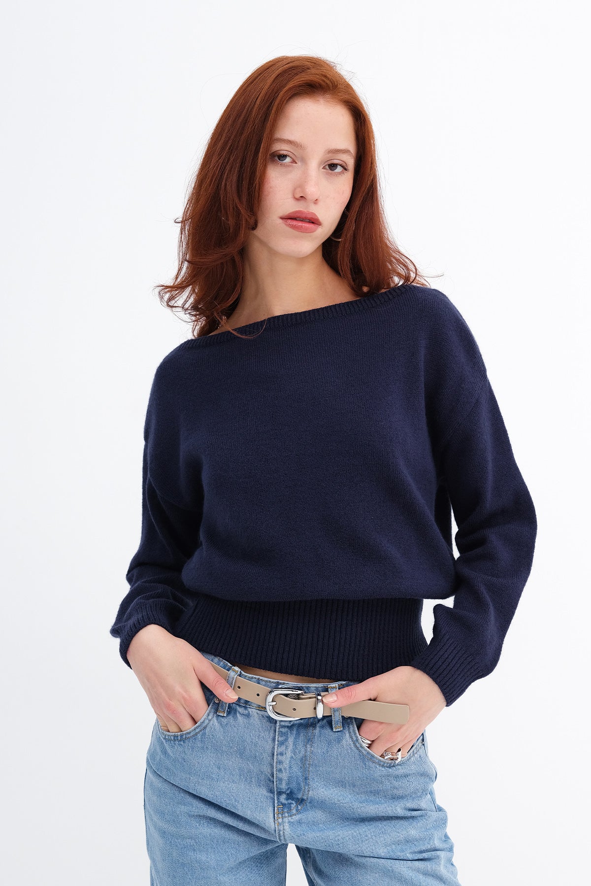Night-Blue_Boat-Neck-Knit-Sweater-addax