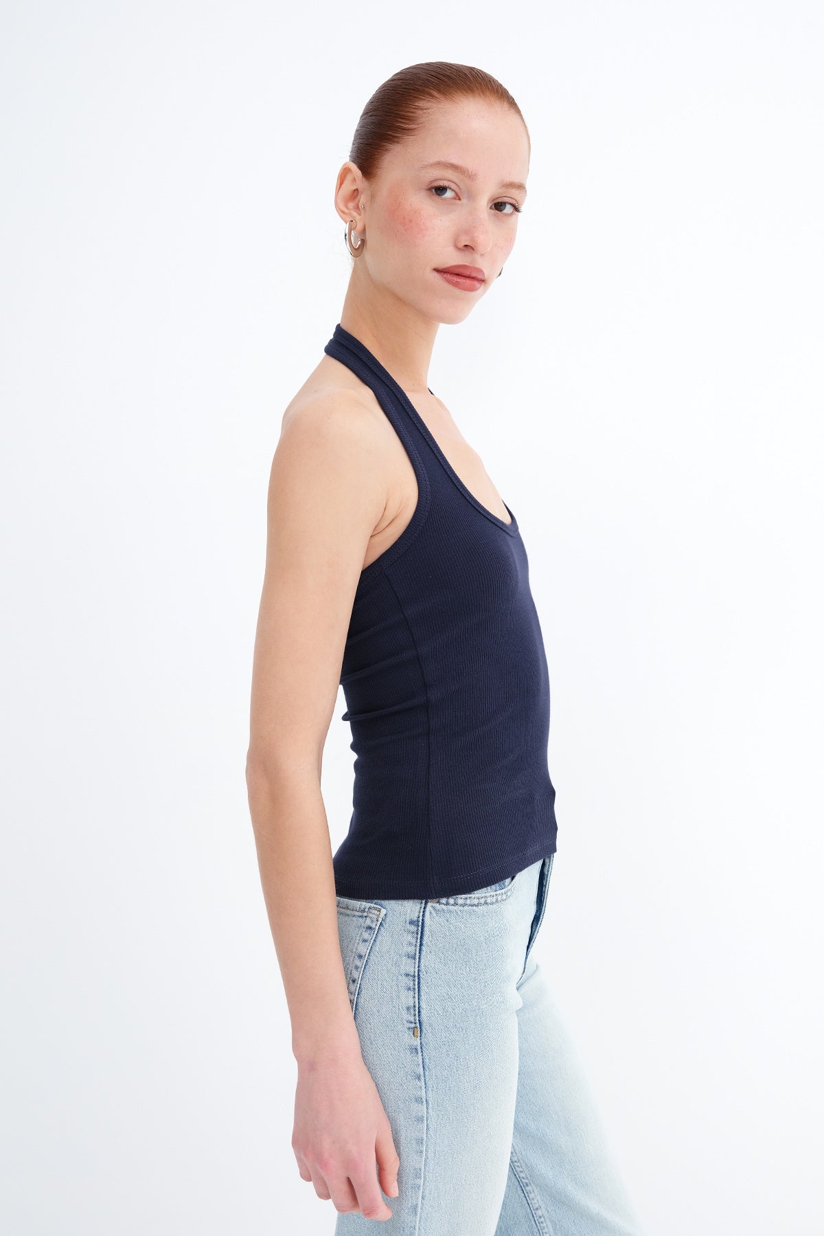 Dark-Night-Blue_Halter-Neck-Tank-Top-addax