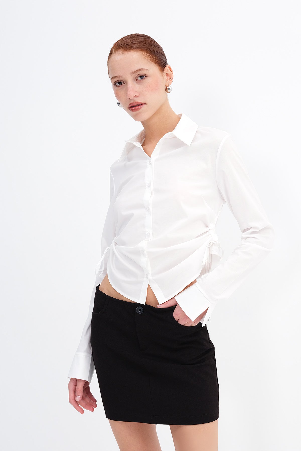 Ruched Side Shirt